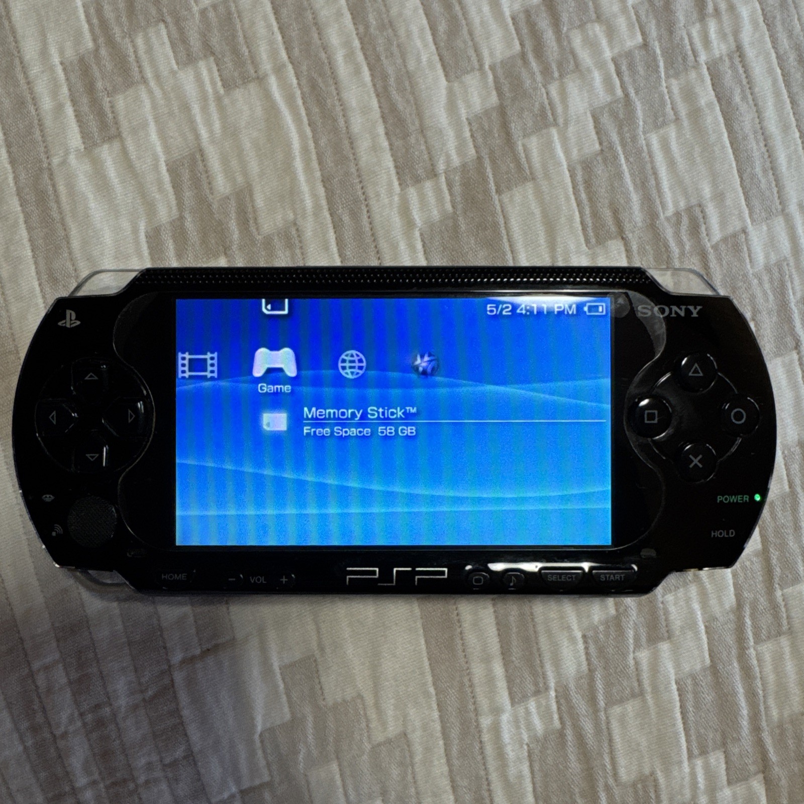 Sony PSP-1001 Handheld Console Bundle – Upgraded 128GB + 19 Games + 9 UMD Movies
