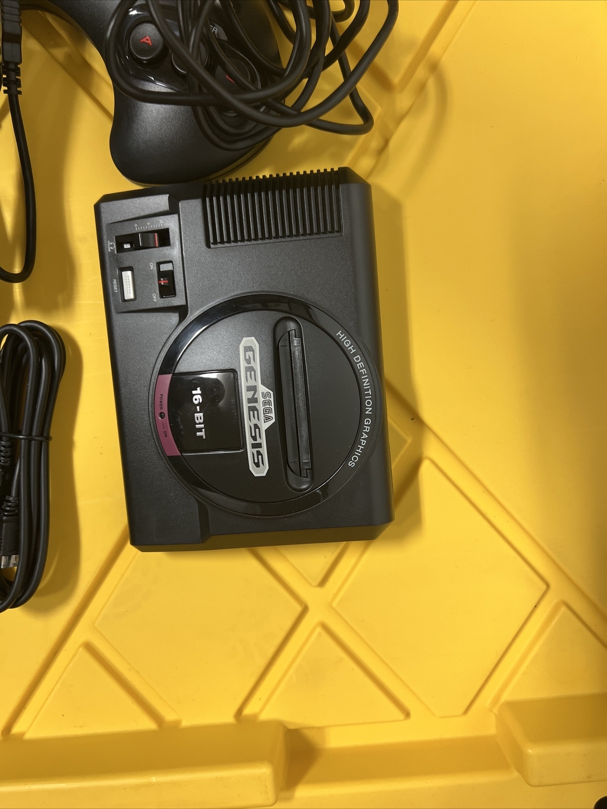 Open Box SEGA Genesis Mini Home Game Console Black MK-16000/ Store Display Box