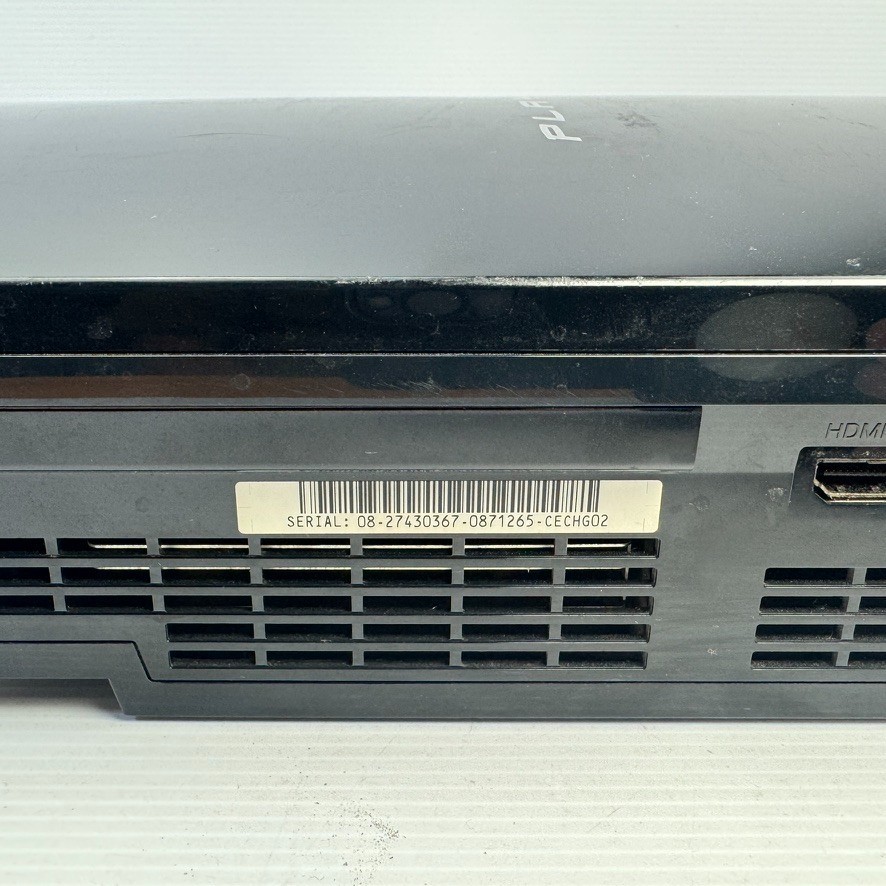 Sony PlayStation 3 PS3 Fat 40GB CECHG02 PAL FW4.89 PAL Controller Tested Working