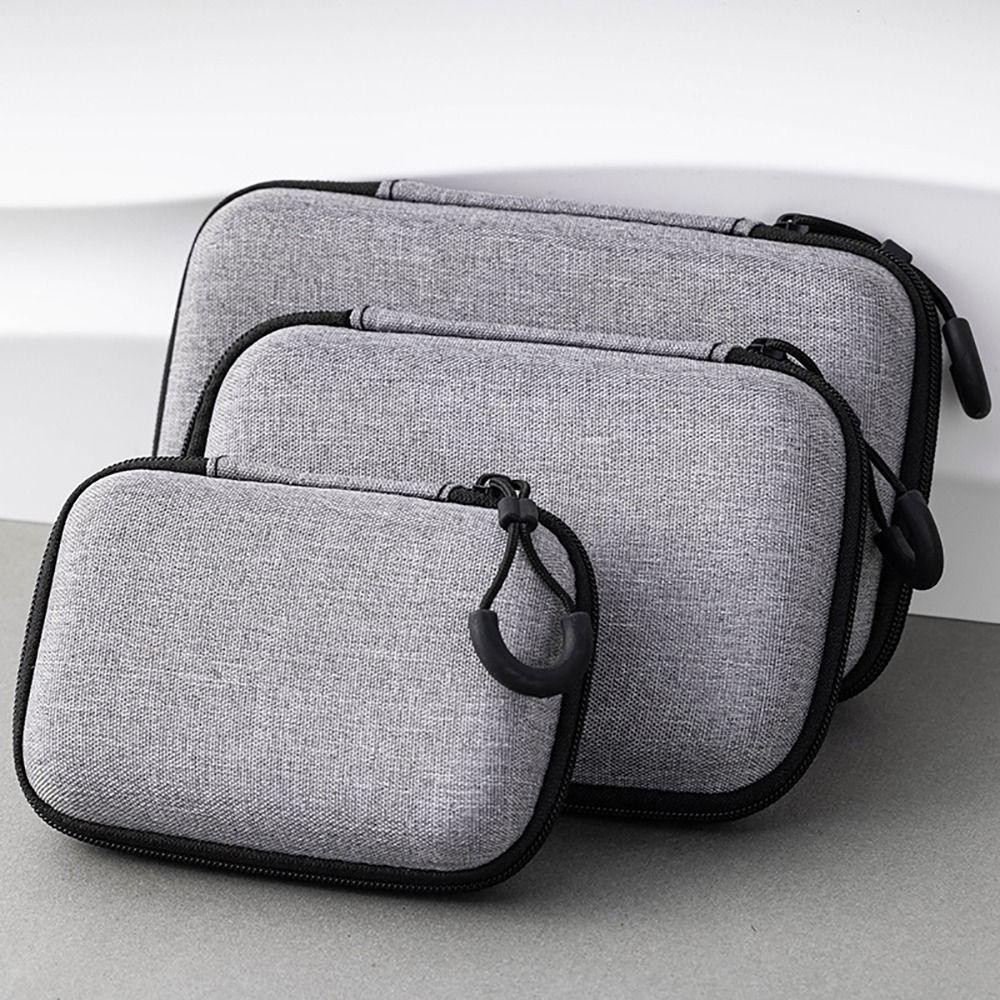 Portable EVA Game Console Case RG35XX H Storage Bag Zipper Hard Shell Travel Pou
