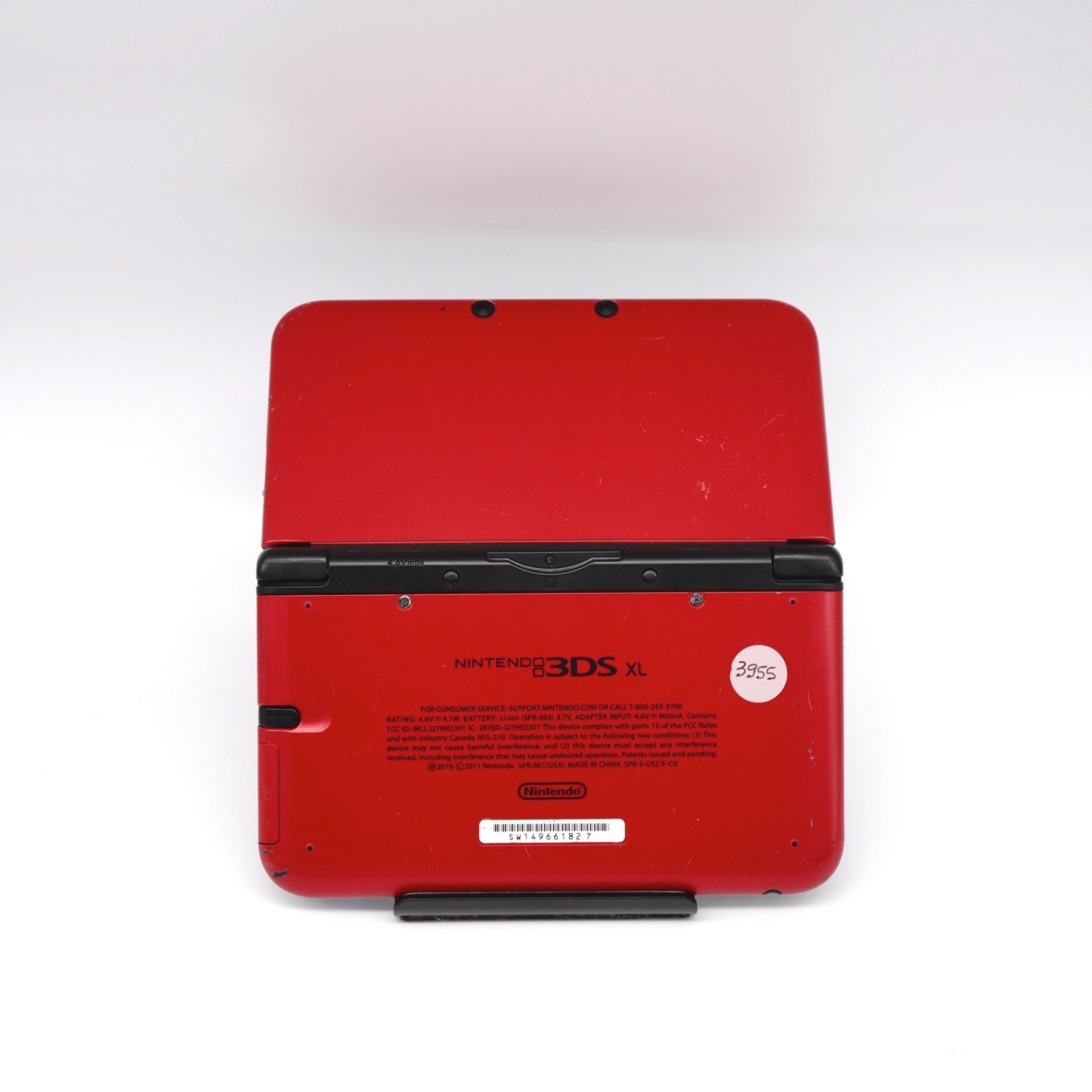 Nintendo 3DS XL LL Red Video Game Console + extras (USA Seller)