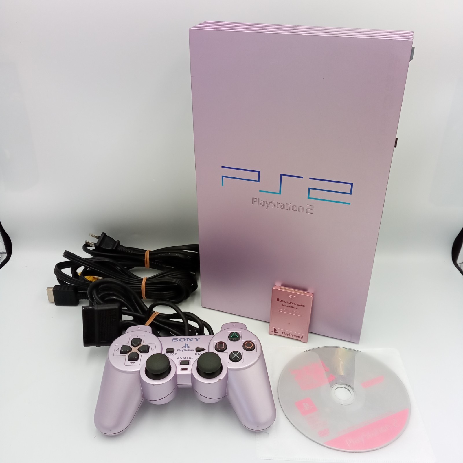 PS2 PlayStation 2 Console Sakura Pink SCPH-50000 PS1 PS2 Japanese Region Free