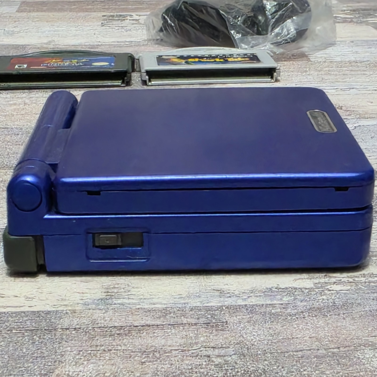 Nintendo GBA SP Console Cobalt Blue AGS 001 Bundle Games – Pokemon Pinball