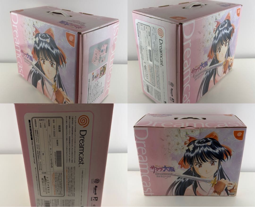 SEGA Dreamcast Sakura Wars Limited Edition Pink Console Controller Tested Japan