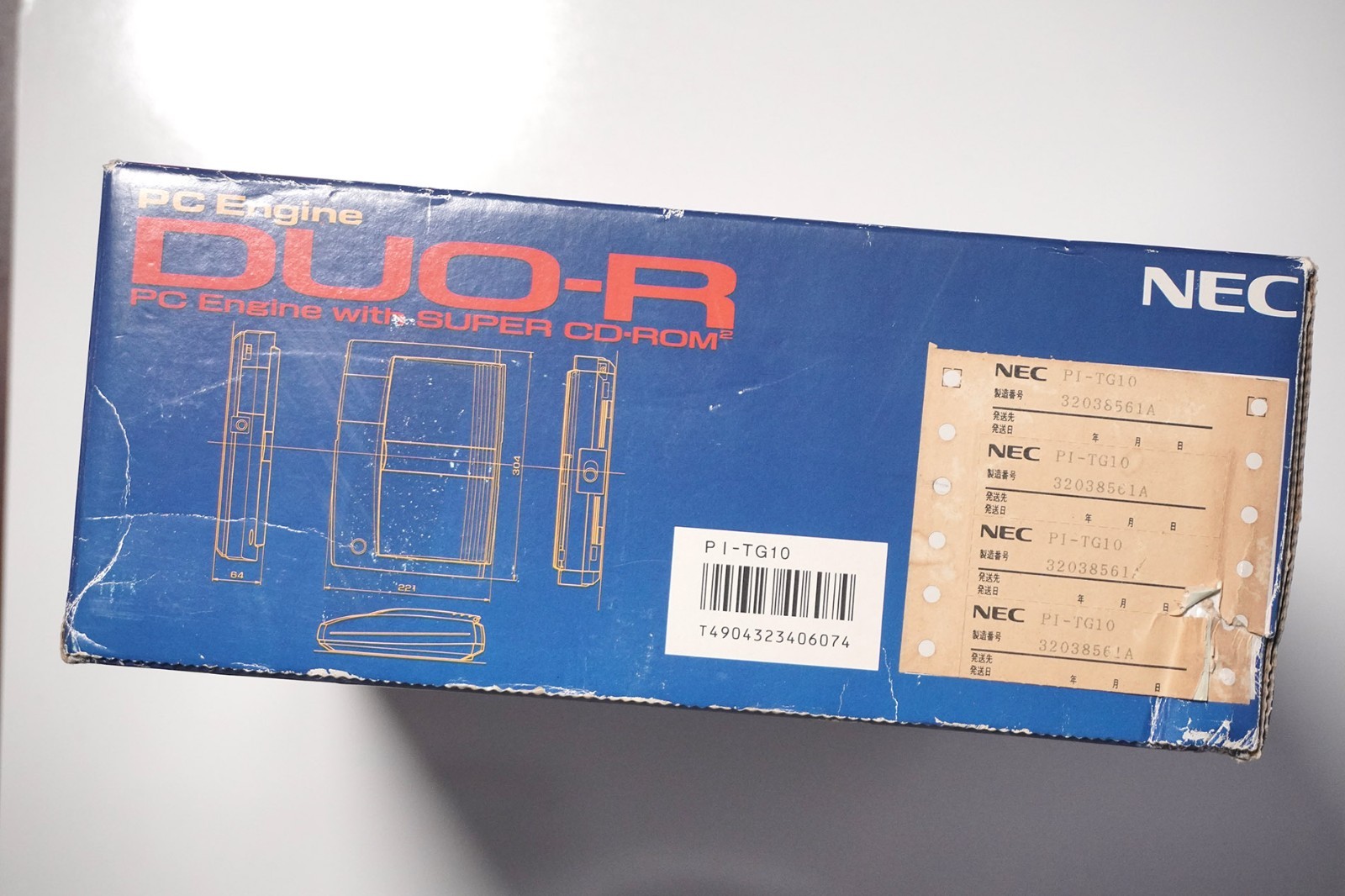 PC Engine Duo-R Console boxed Japan NEC PI-TG10 system US Seller V-Good Working