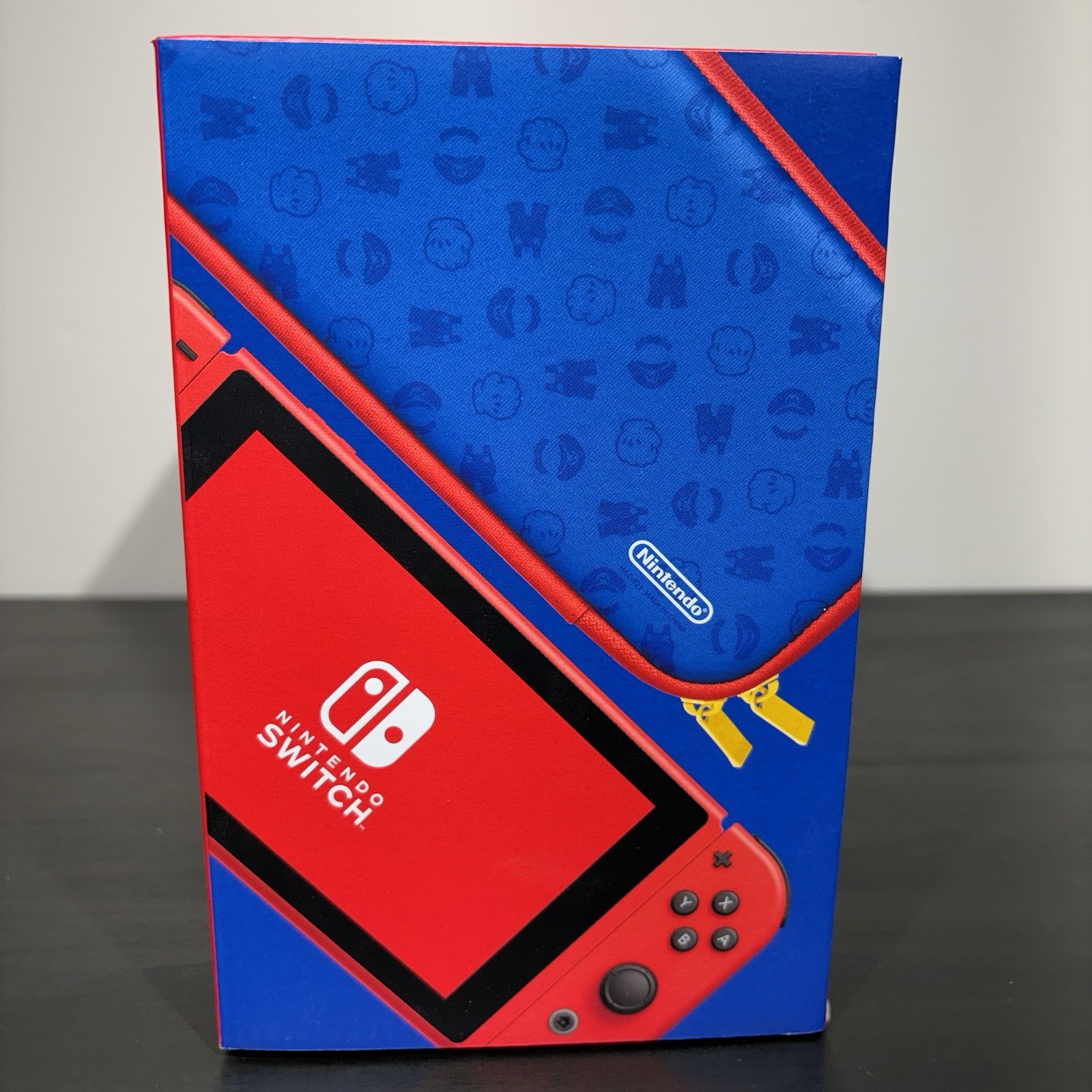 Nintendo Switch Console HAC-001(-01) Mario Red & Blue Edition 32GB New Sealed