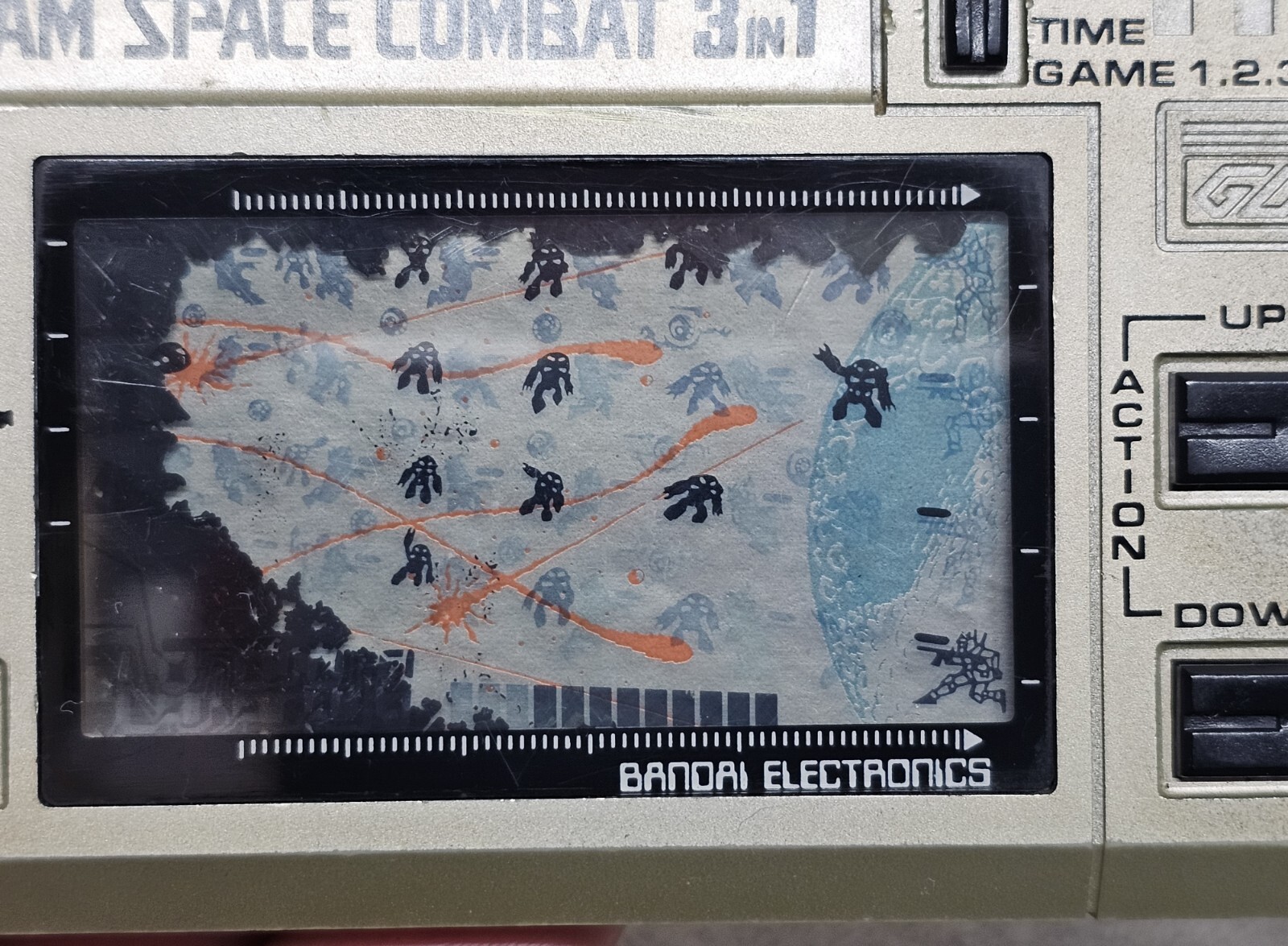 Gundam Space Combat 3 in 1 Super Game Digital Bandai Electronics