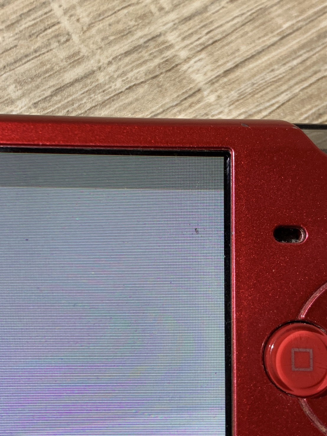 1487 Sony PSP 3000 Radiant Red Console Junk For Parts