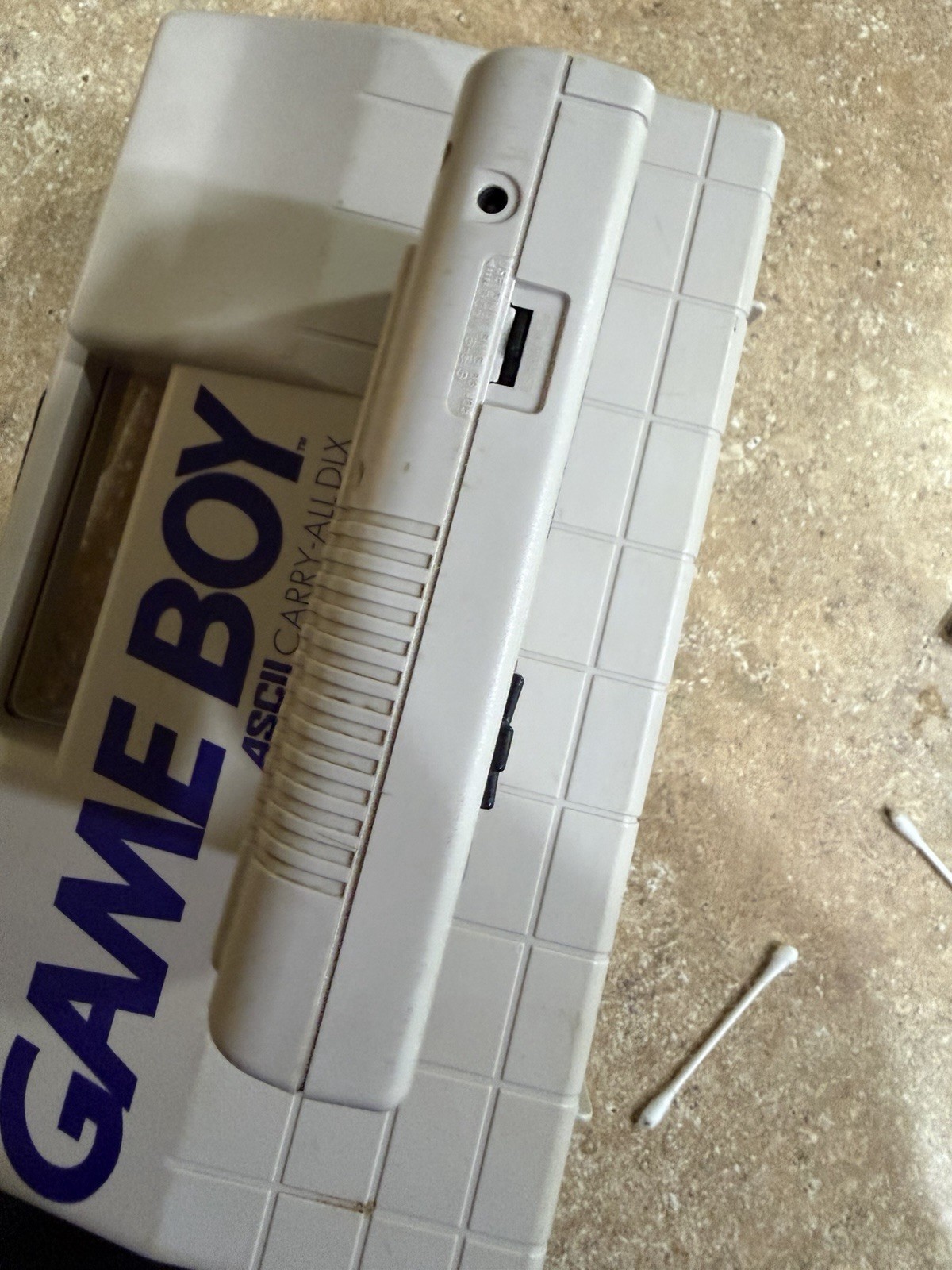 Nintendo Game Boy w/ Games & ASCII Carry All DLX Nuby Game Light Plus WORKING