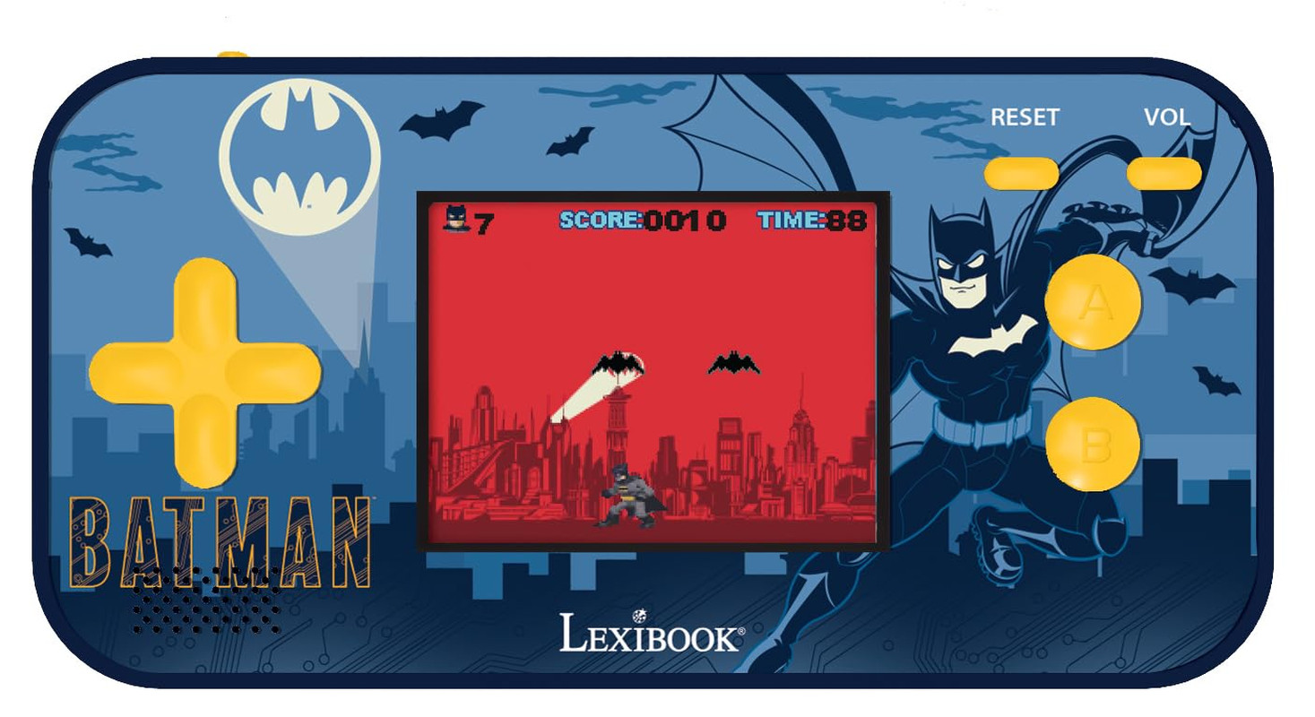 – Batman – Compact Cyber Arcade Portable Console, 150 Games, LCD Color Screen, B