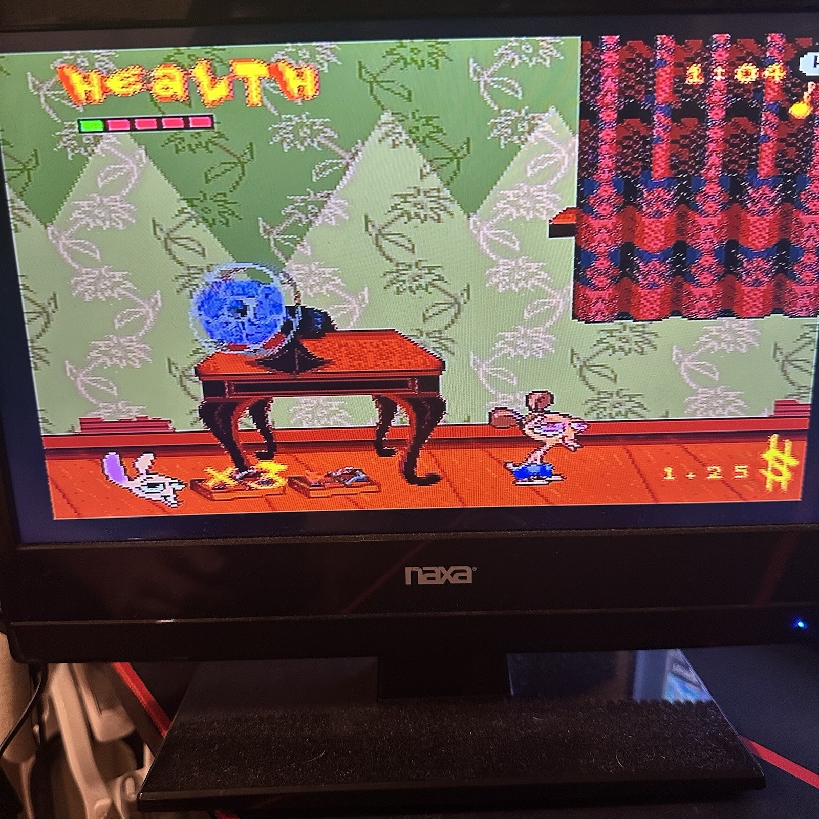 Super Nintendo SNES JR Console SNS-101 w/ Cords, Controller and 2 Games!