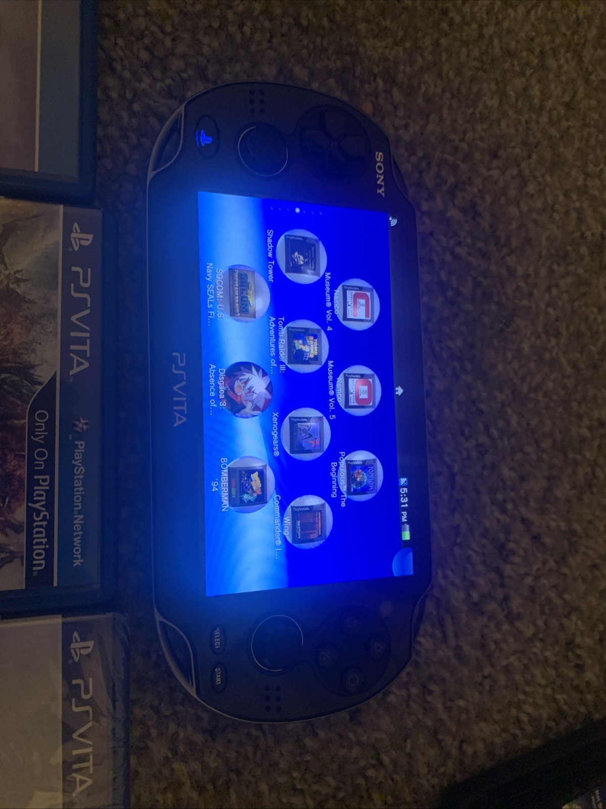 PS Vita With Games , Memory And Charger