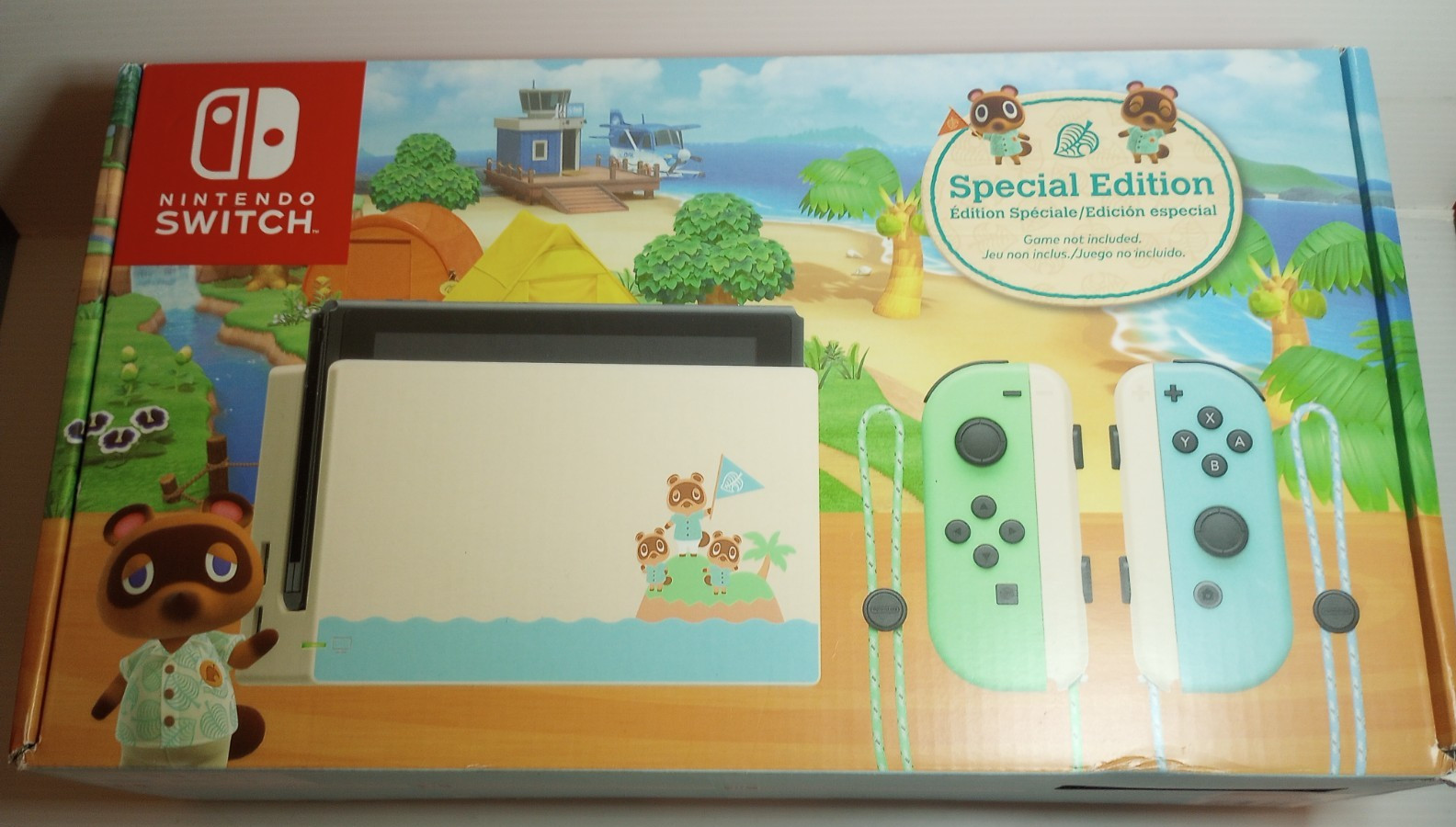 Nintendo Switch Animal Crossing New Horizons Special Edition Console 32GB Great