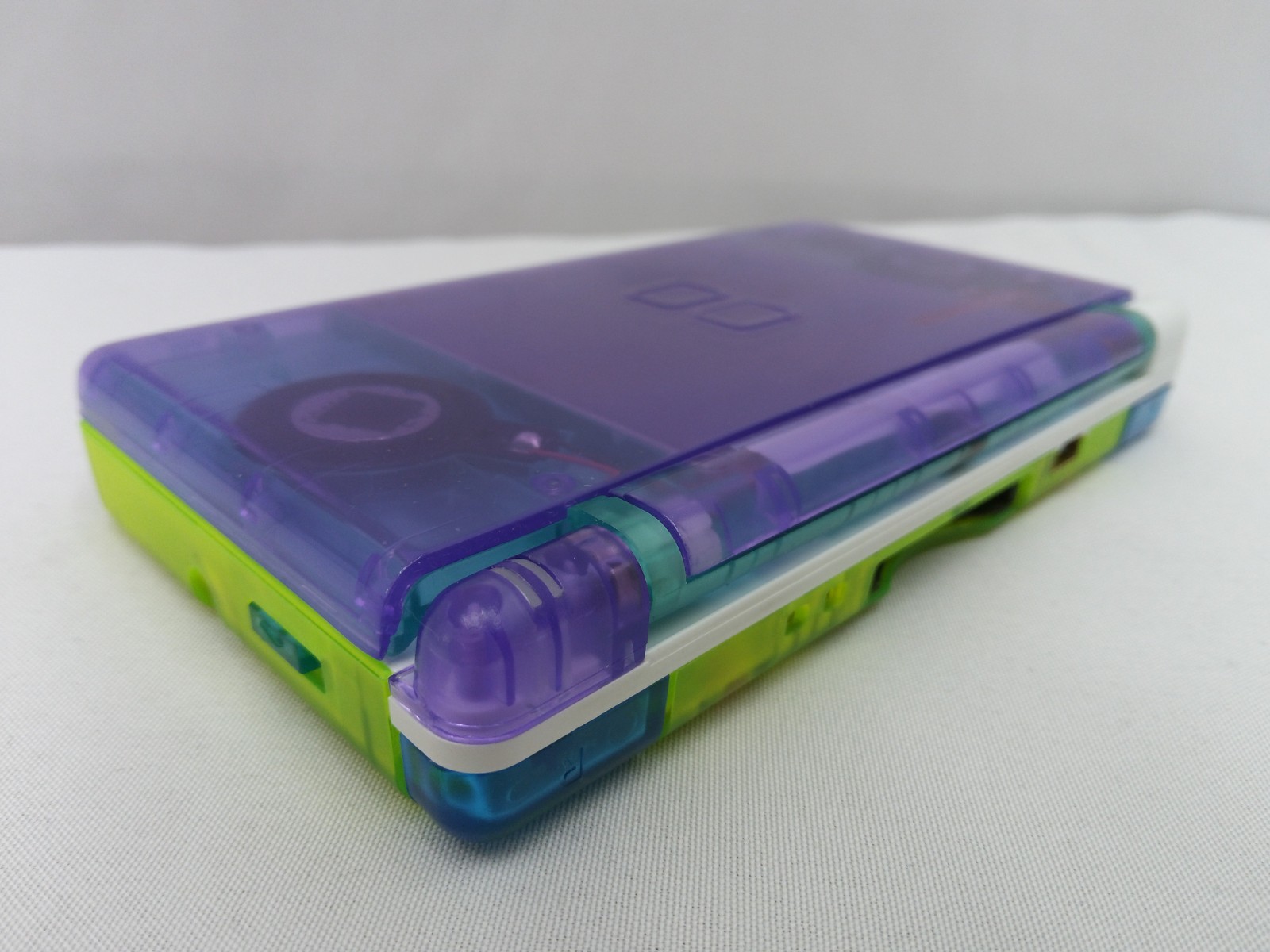 Nintendo DS Lite ReShell Purple Neon Yellow Blue Pink Gold USB Cable Gameboy GBA
