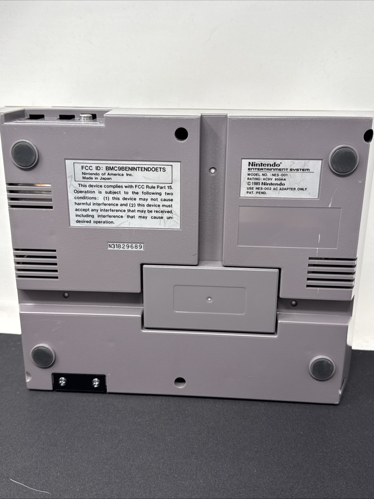 Nintendo NES Very Good Refurbished Top Loader Effect Console OEM Bundle w Games!
