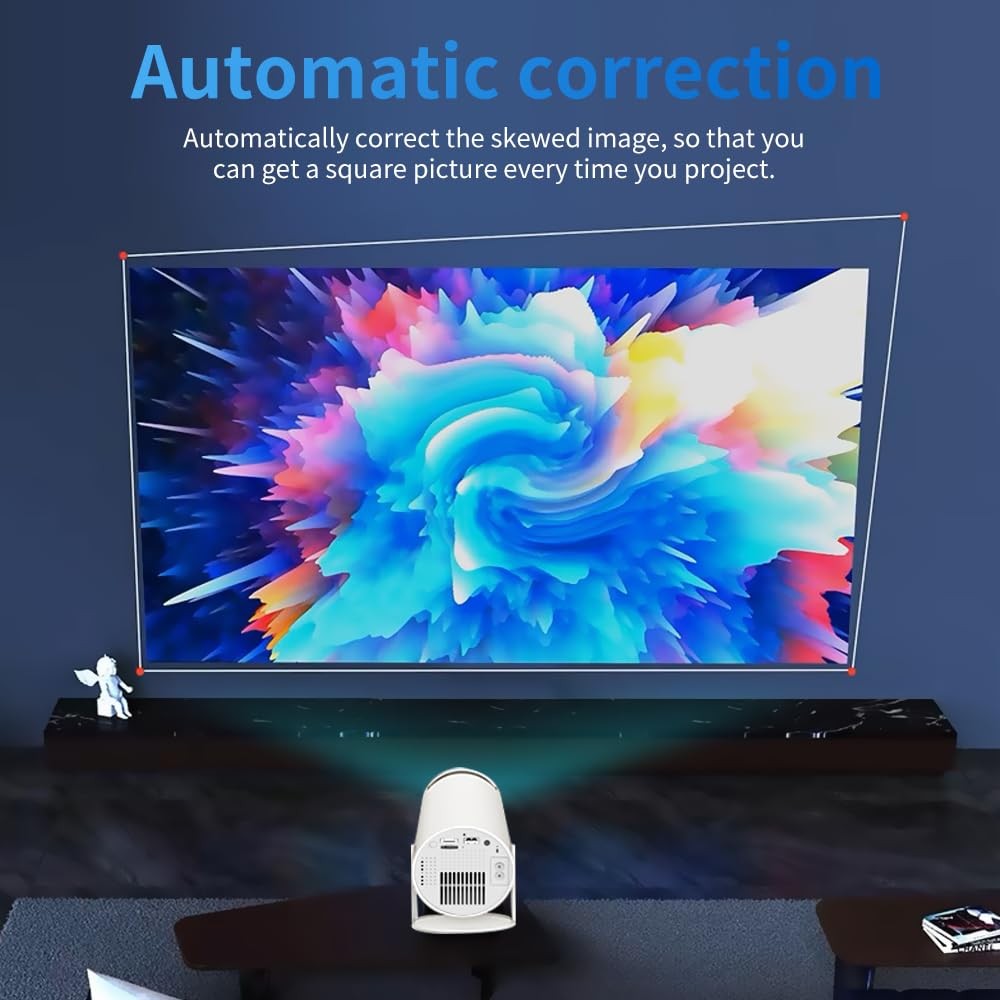 X10 Plus Retro Game Console with Projector,4K HD Portable Projector with 1000…