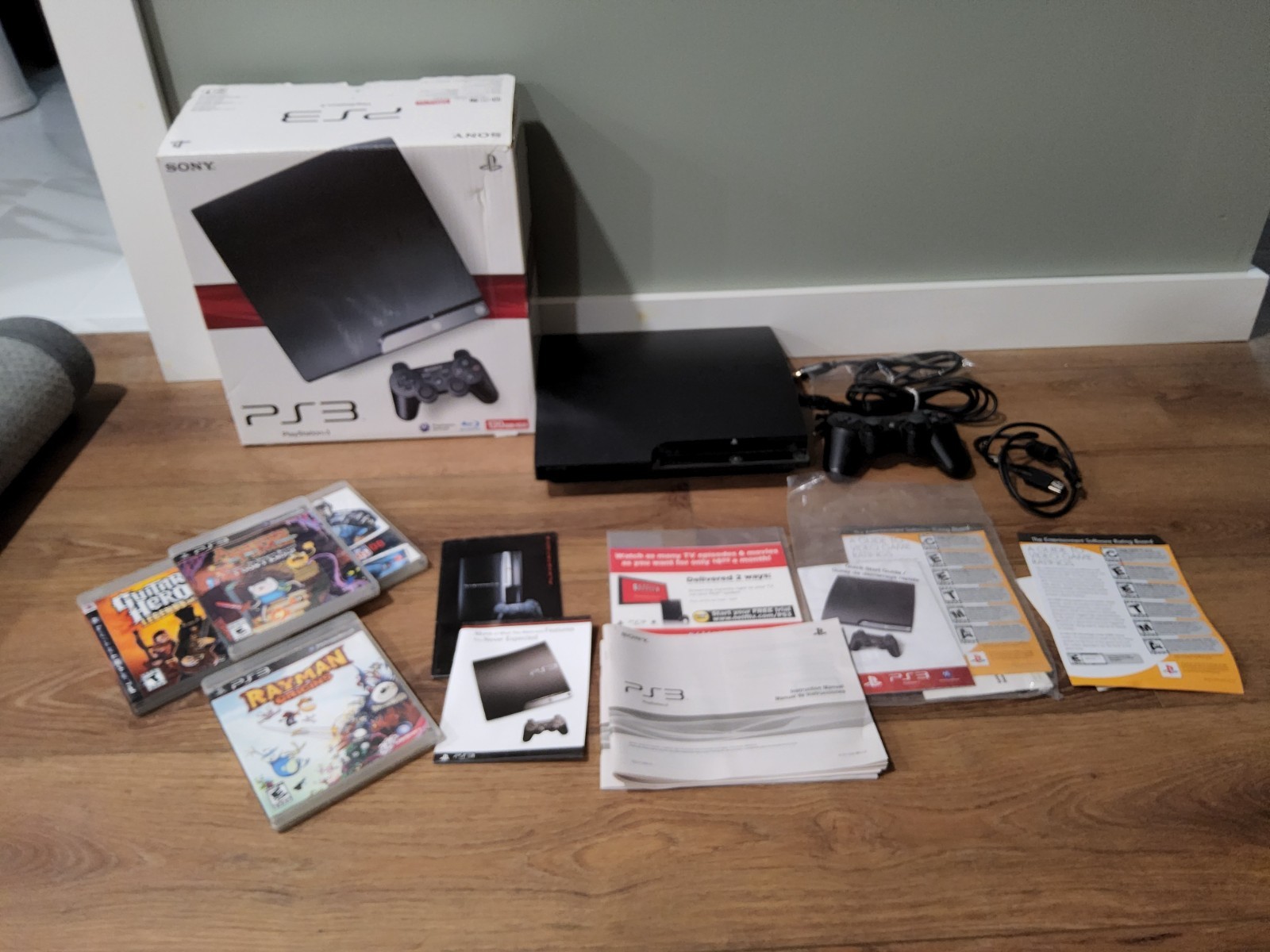 Sony Playstation 3 Slim Console, PS3 System, 120GB, Complete with Box CECH-2001A