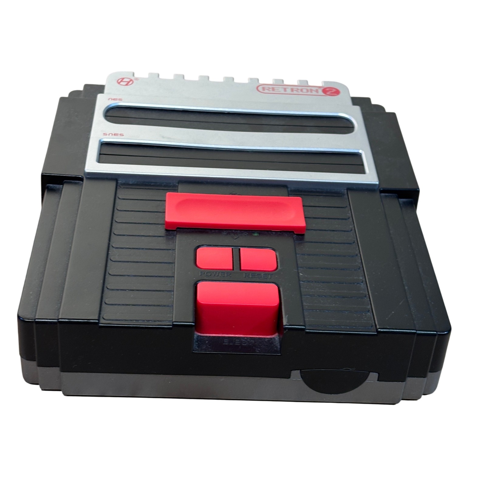 Hyperkin Retron 2 M05932-BK Black 2-In-1 Retro Home Video Gaming Console 8PO8
