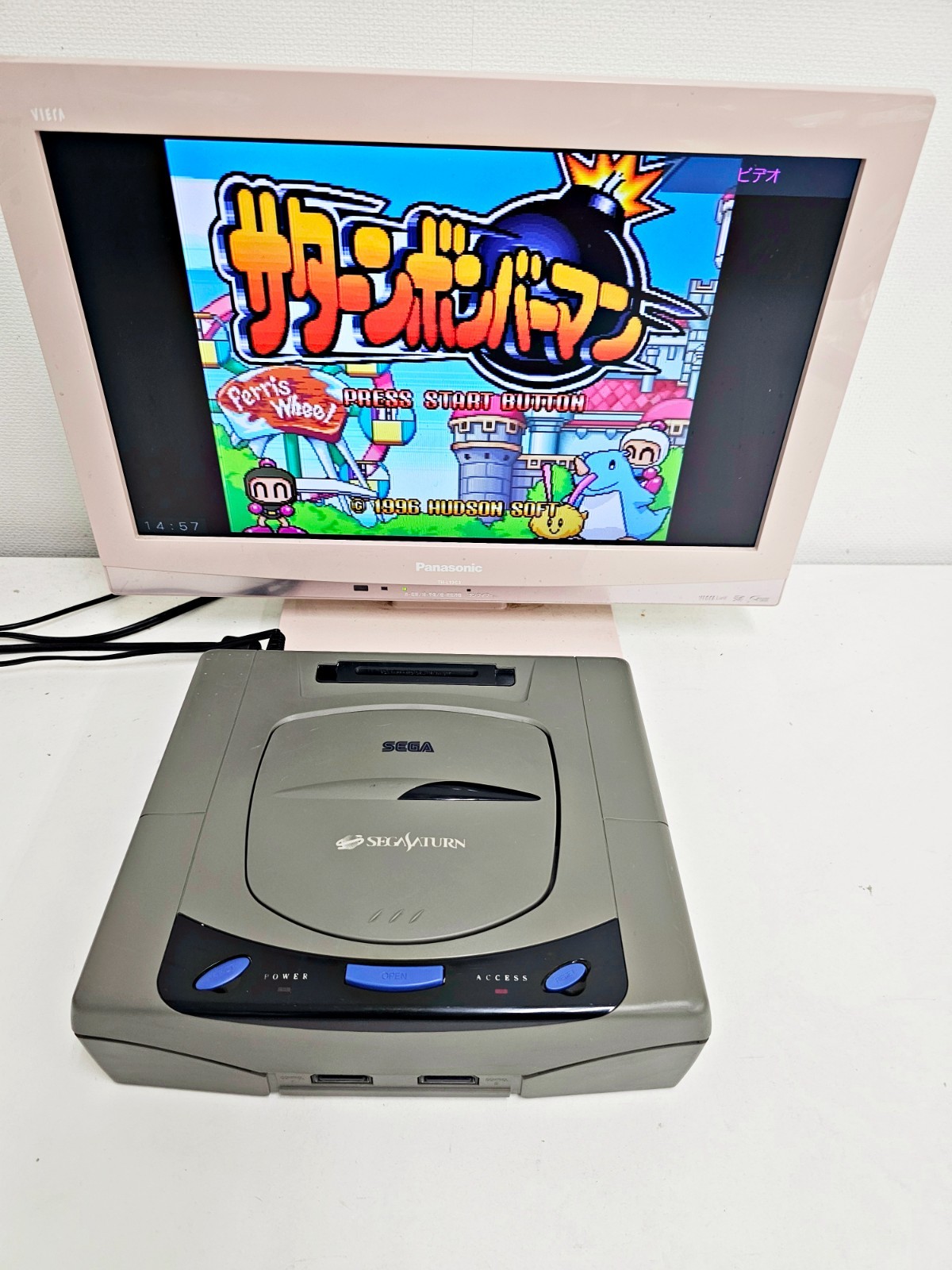 Sega Saturn Console Grey 325 Japan