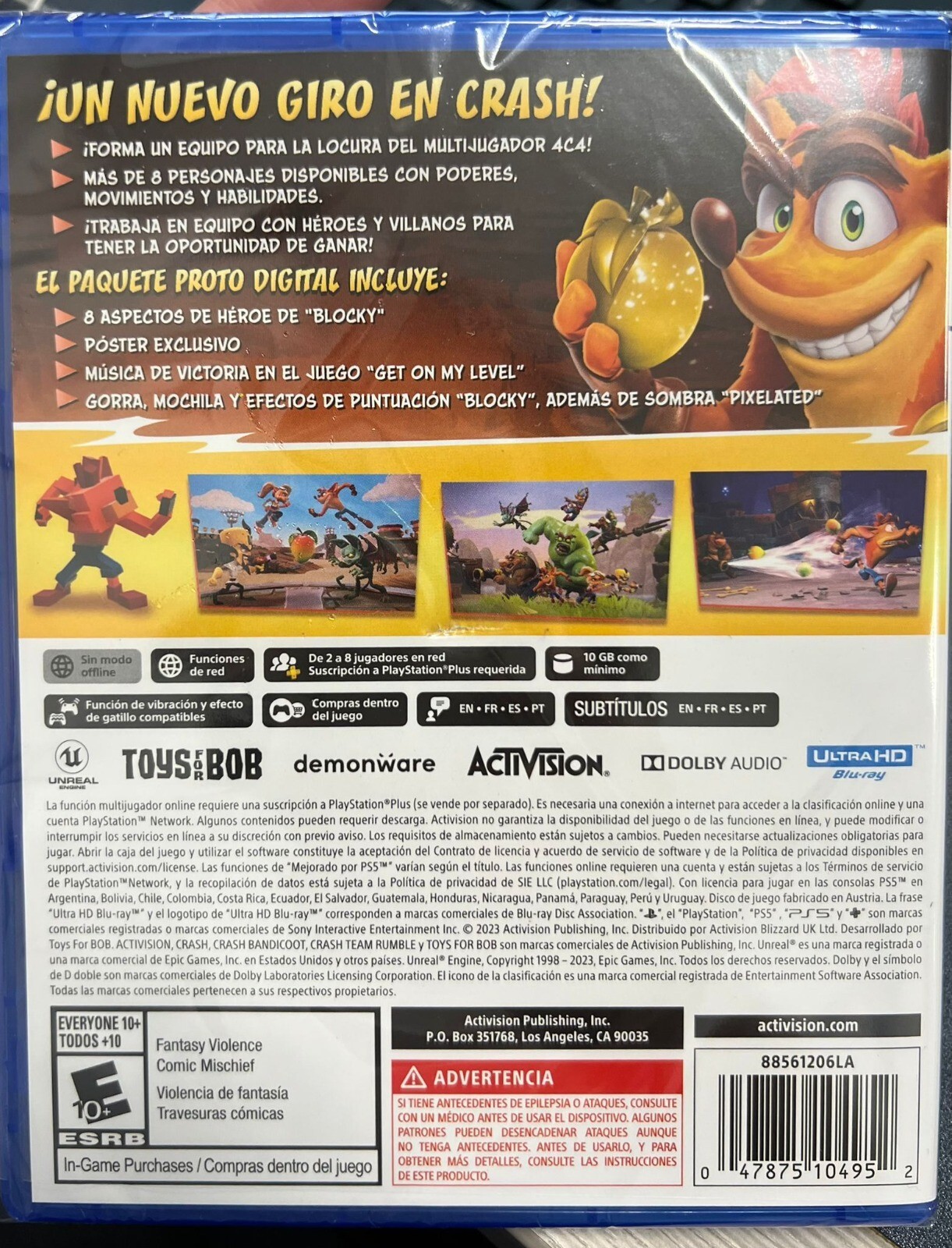 Crash Team Rumble Deluxe Edition PS5 Brand New Game Special (Multiplayer 2023)