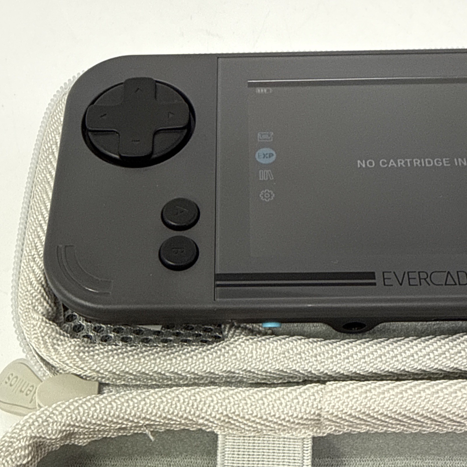 Blaze Evercade EXP Handheld Console – Gray + Case + USB-C – Tested Working