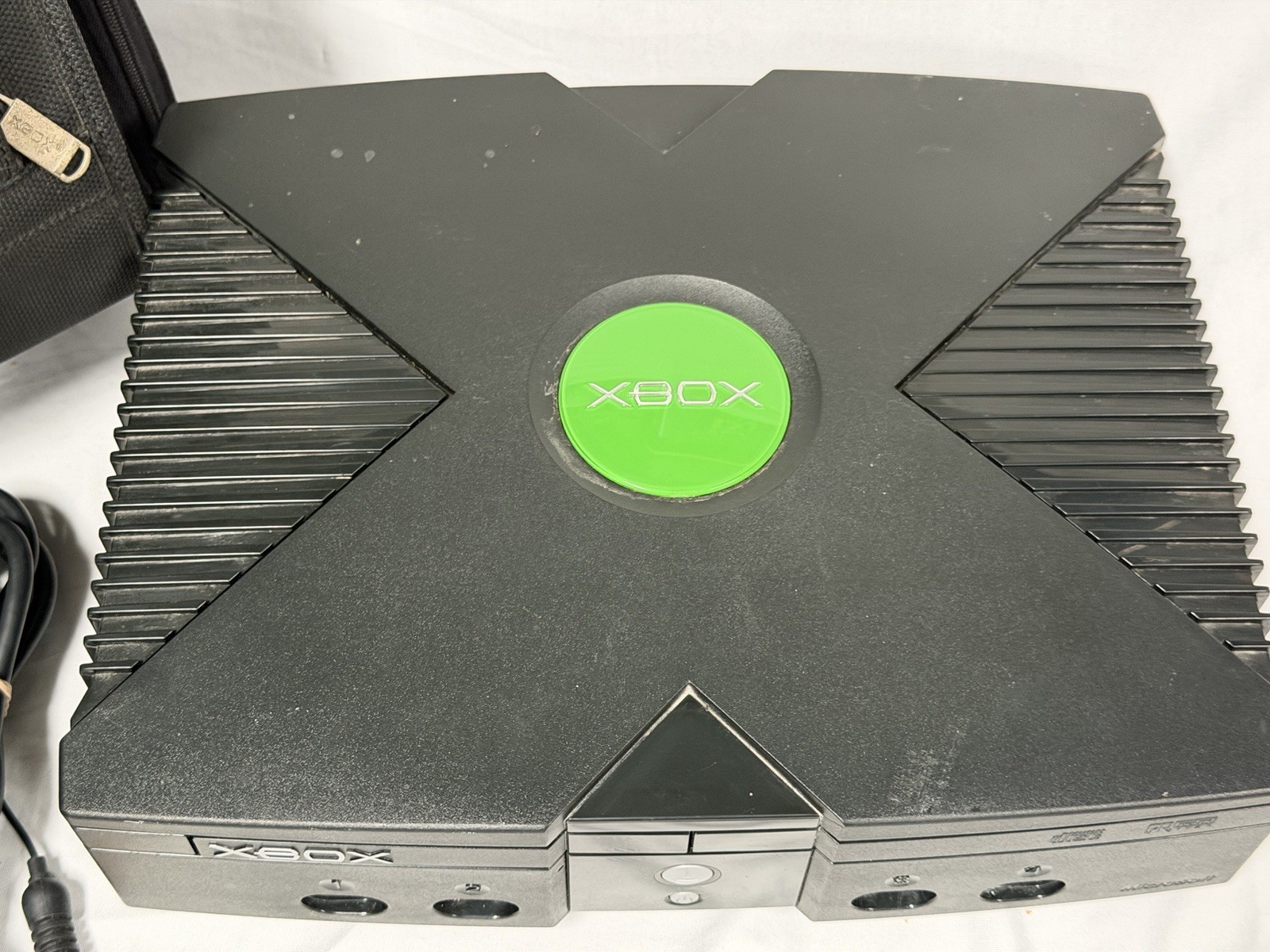 Microsoft Xbox Original Console Controller RCA Power Cable Tested