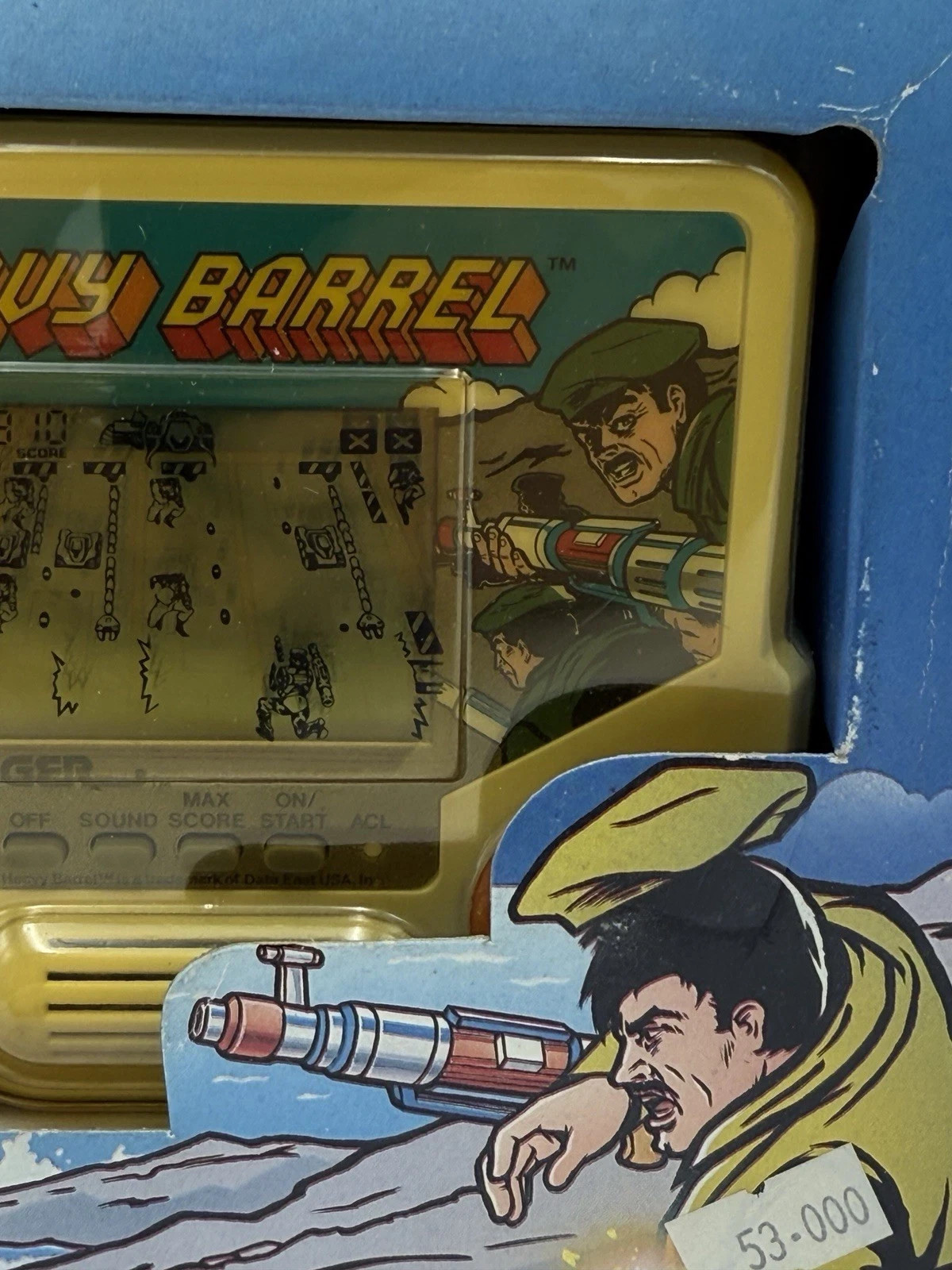 NOS Vintage 1988 Tiger Electronic Heavy Barrel LCD Video Game New Sealed FT8