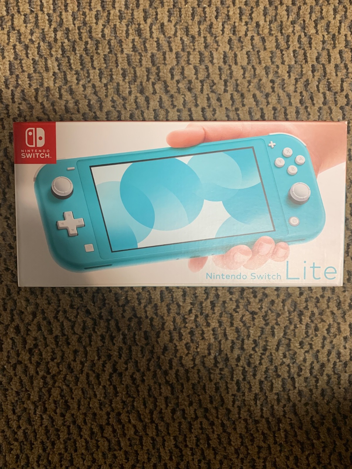 Nintendo SWITCH LITE Turquoise Color New Box has some damage