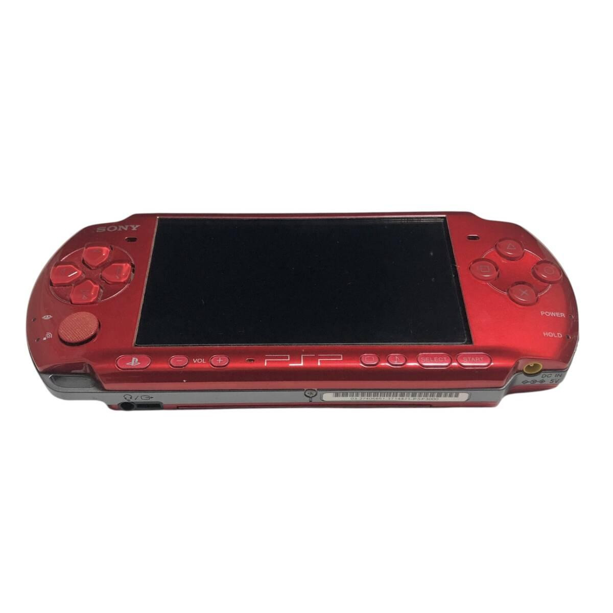 SONY PSP-3000RR PSP PlayStation Portable Console Radiant Red Wireless Japan