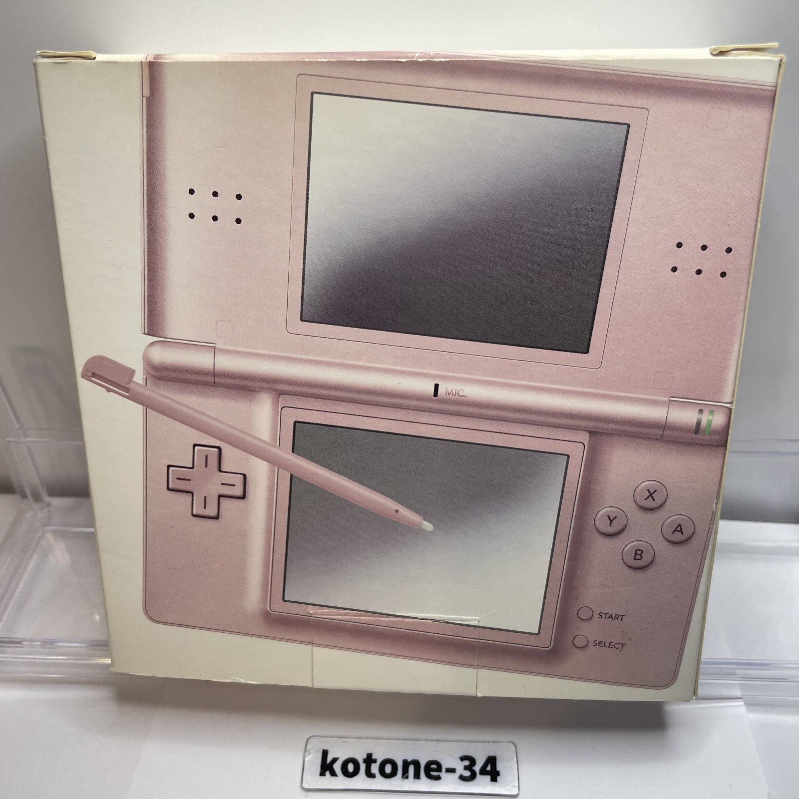 Nintendo DS Lite Metallic Rose Used w/BOX *Japanese model – Tested & Works Great