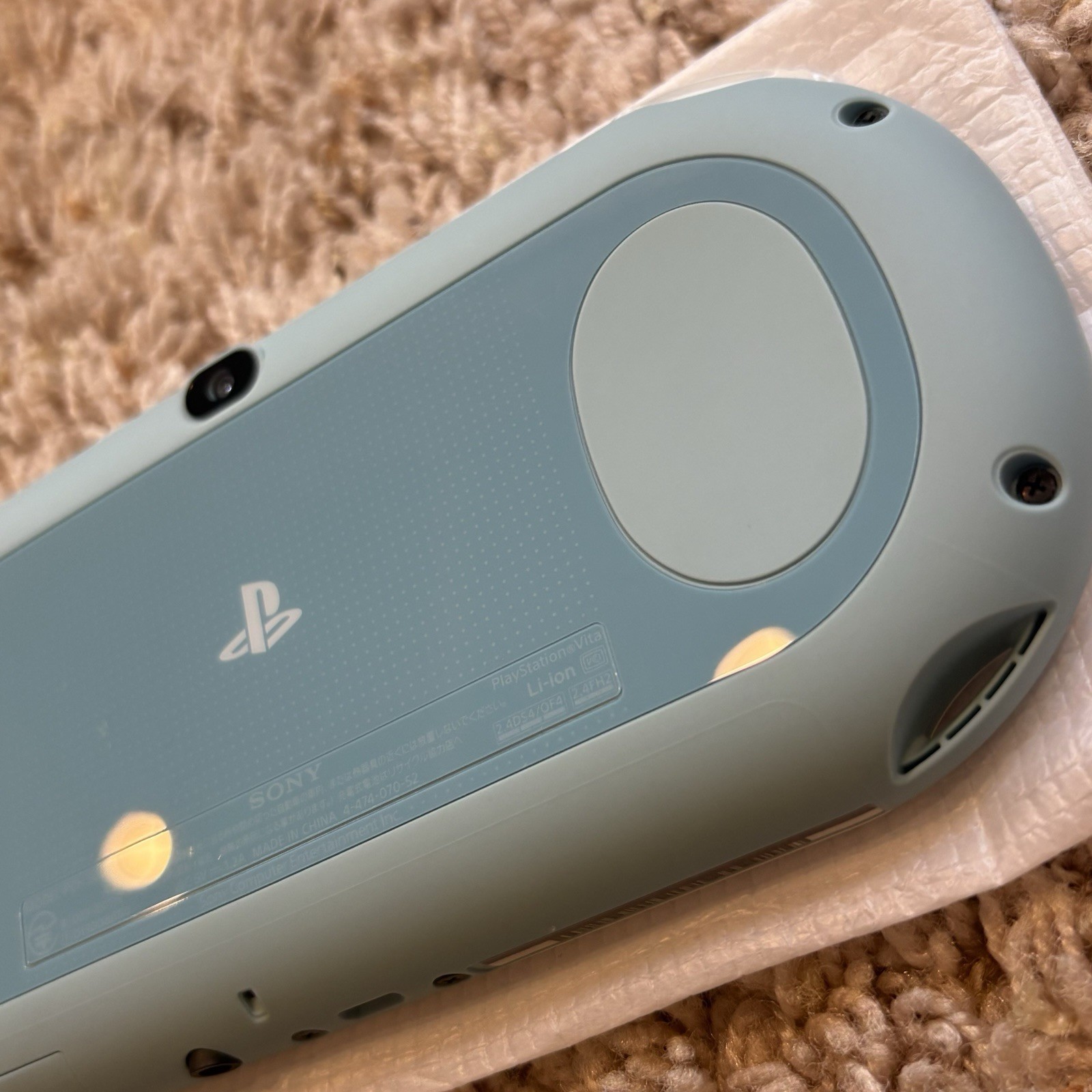 [Excellent] PS Vita PCH-2000 ZA14 Light Blue / White Sony Playstation Boxed