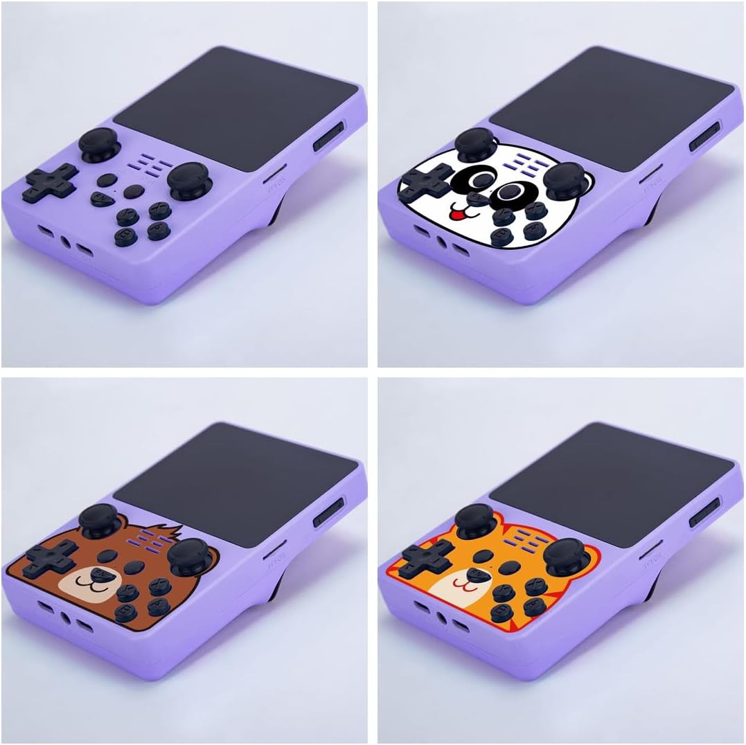 Purple RGB20S Handheld Game Console Custom-Made Model (128G)