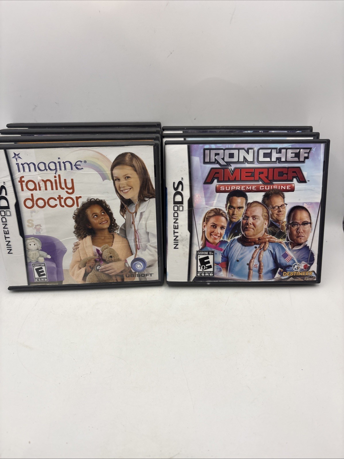 Nintendo DS Lite Metallic Rose Pink Console Bundle 13 Games Fossil Fighters CIB