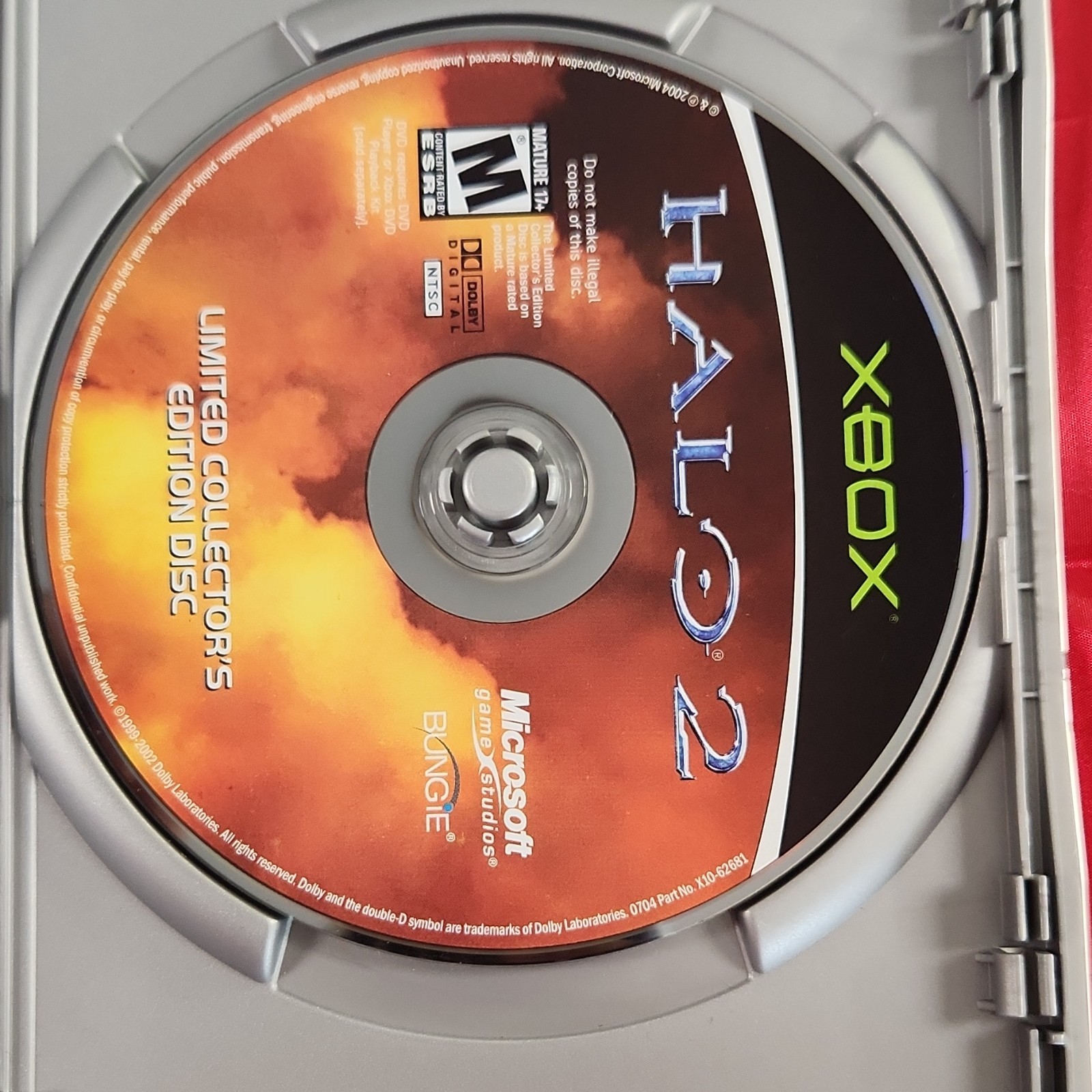 Original Bonus gameXbox Console Ice Blue Halo 2 Canadian Edition USA Region RARE