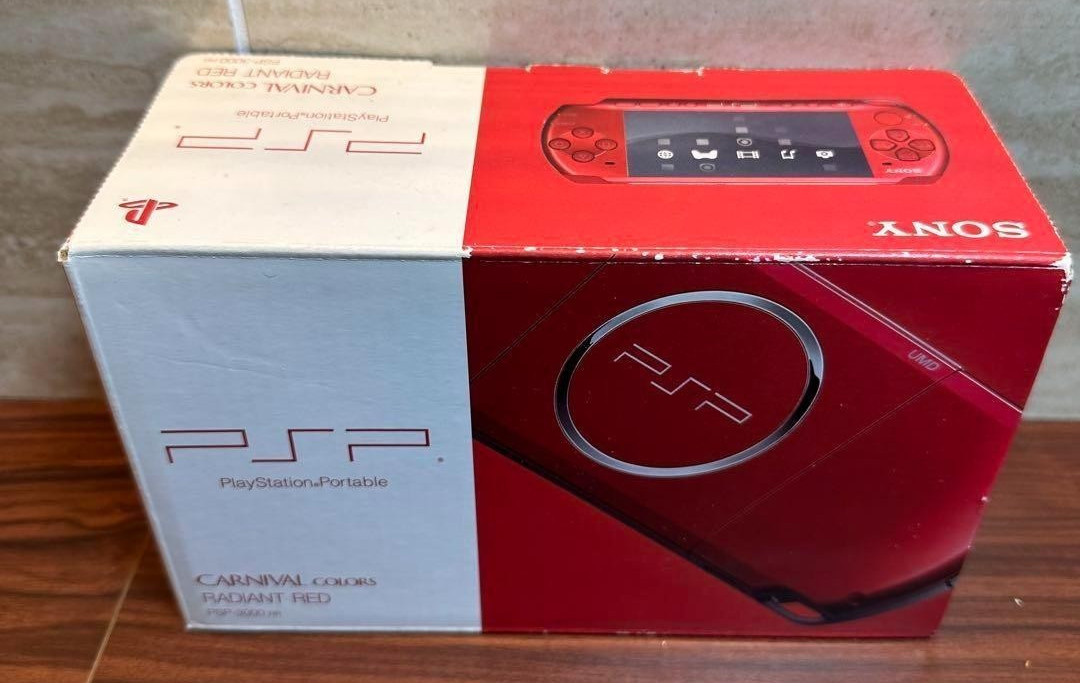 USED Sony PSP 3000 Radiant Red Handheld Console – PlayStation Portable Gaming