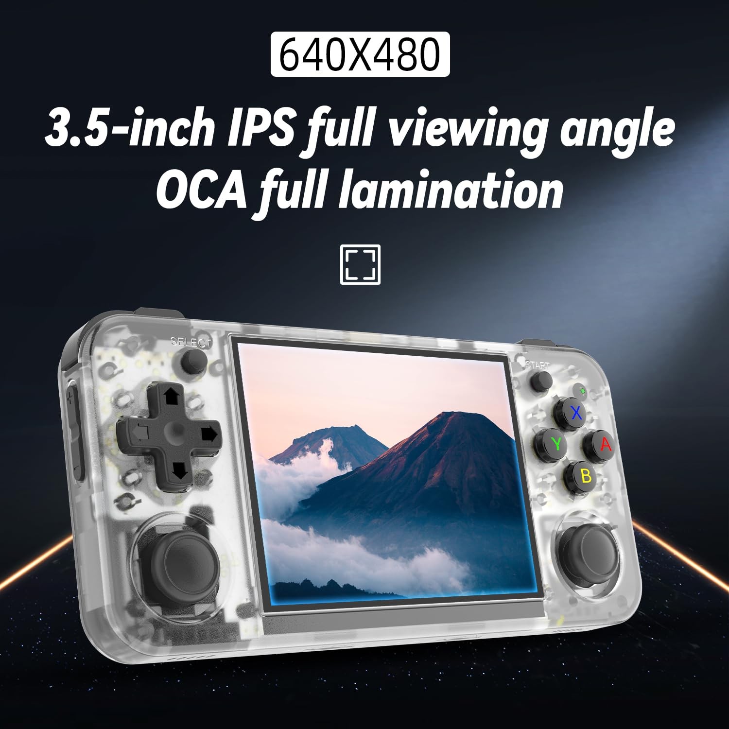 RG35XX H Retro Handheld Game Console Linux System 3.5”IPS Screen 64G TF Card…