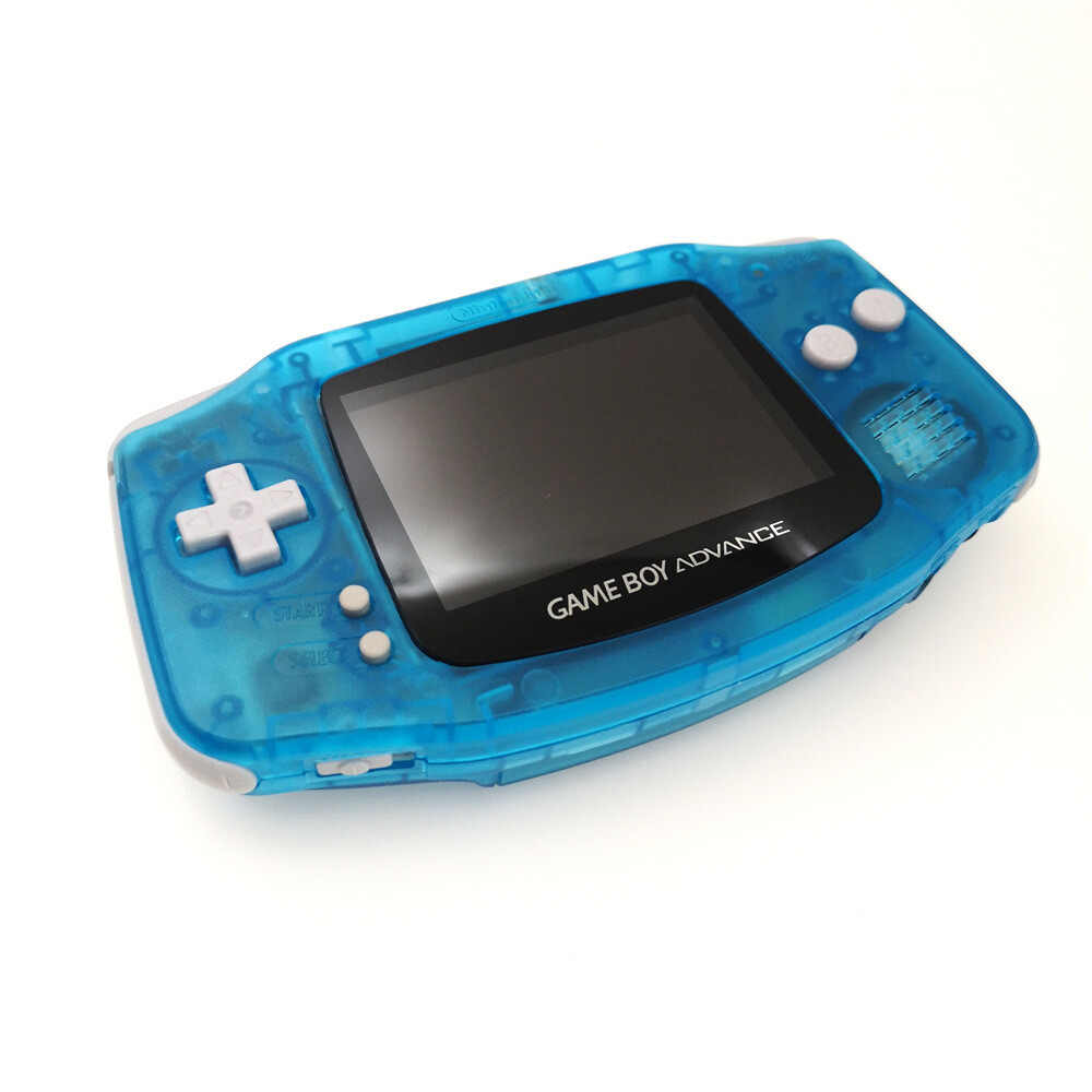 Game Boy Advance GBA Console with iPS Backlight Backlit LCD Console – Light Blue