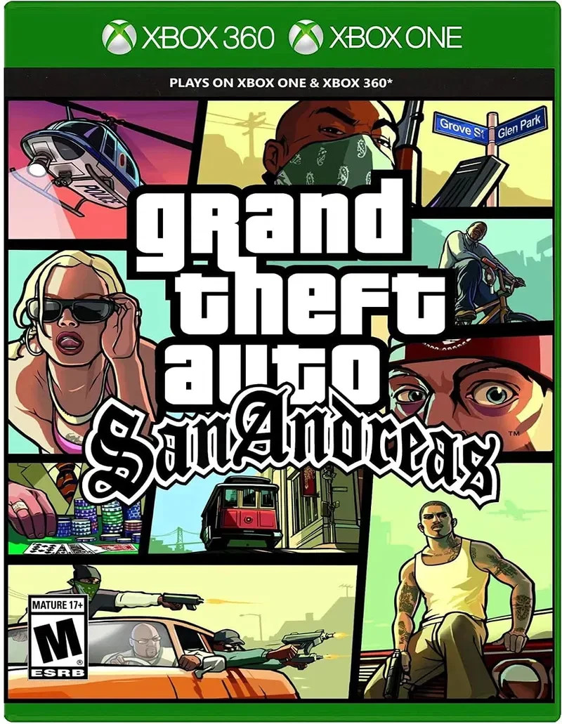Grand Theft Auto: San Andreas Xbox360 Brand New Game (2017 Action)