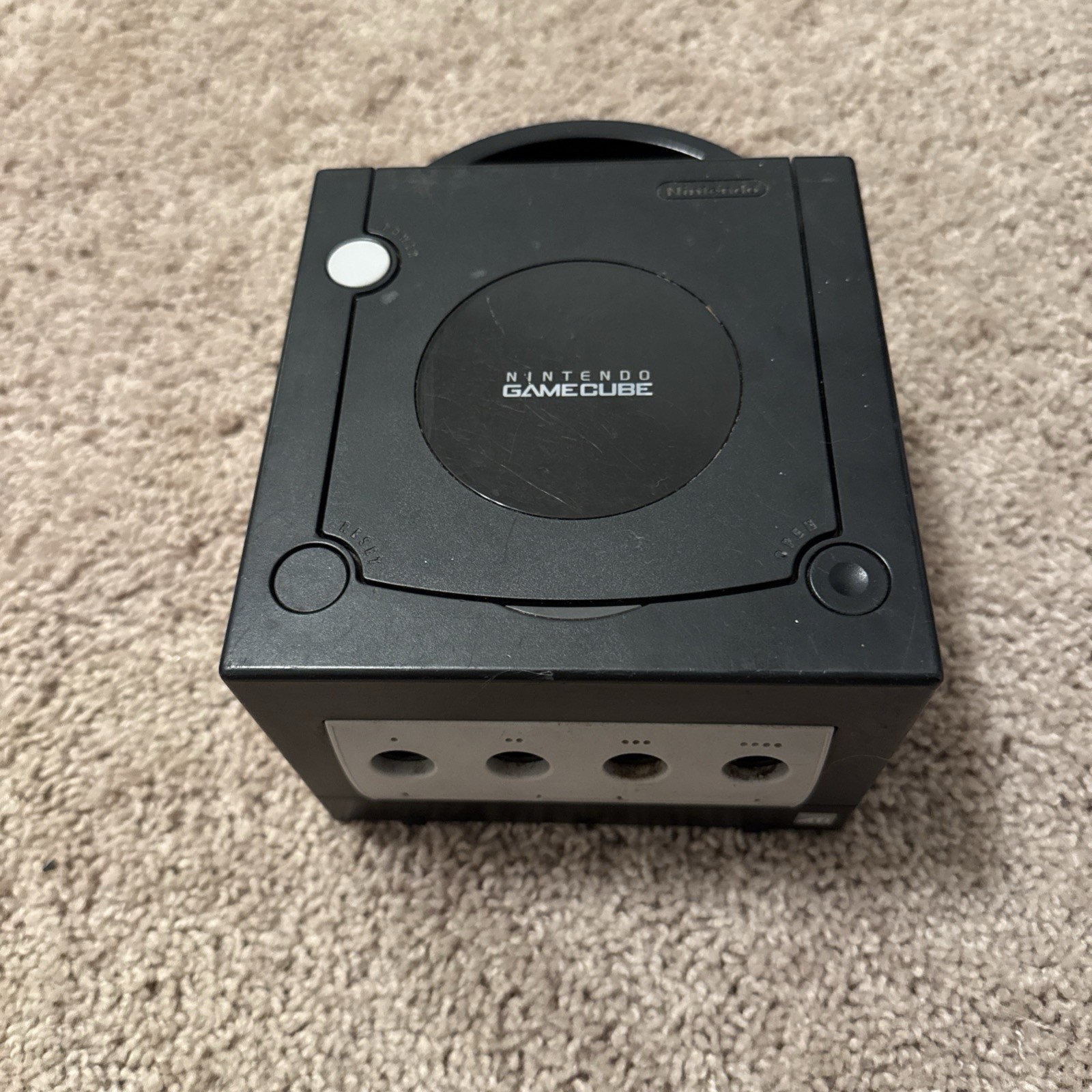 Nintendo GameCube Black Console DOL-001(USA) Console Only Untested