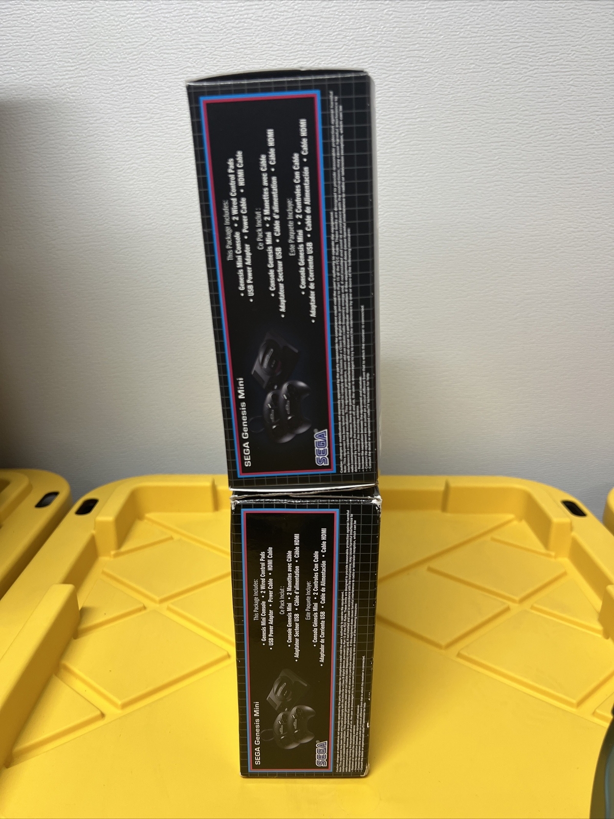 Open Box SEGA Genesis Mini Home Game Console Black MK-16000/ Store Display Box
