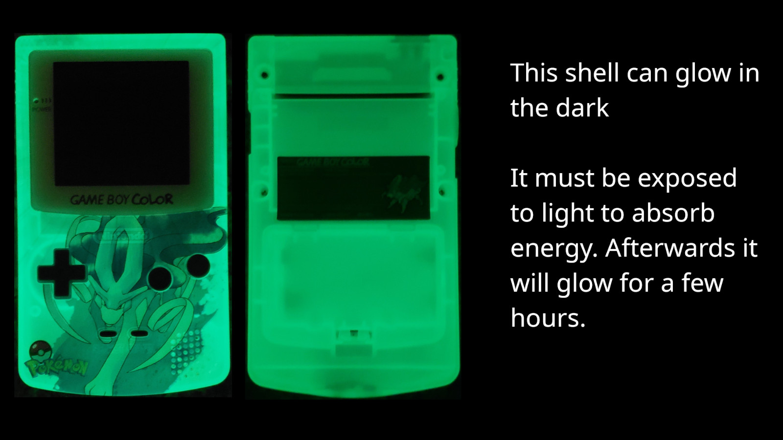 Laminated OLED Screen – Suicune Game Boy Color – New Speaker, Recapped