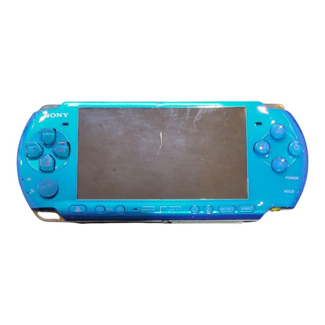 Sony PlayStation Portable PSP-3000 Vibrant Blue System Console Only Tested