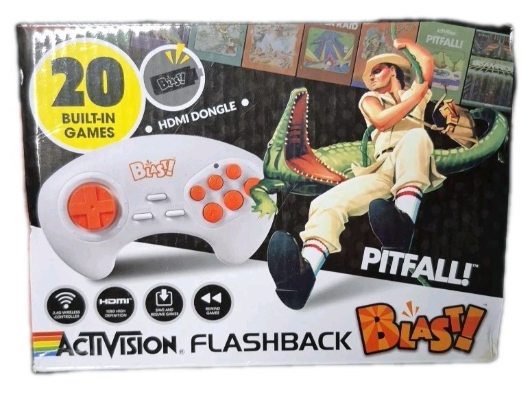 Activision Flashback Blast HDMI 20 Games Pitfall Wireless Retro Open Box Tested