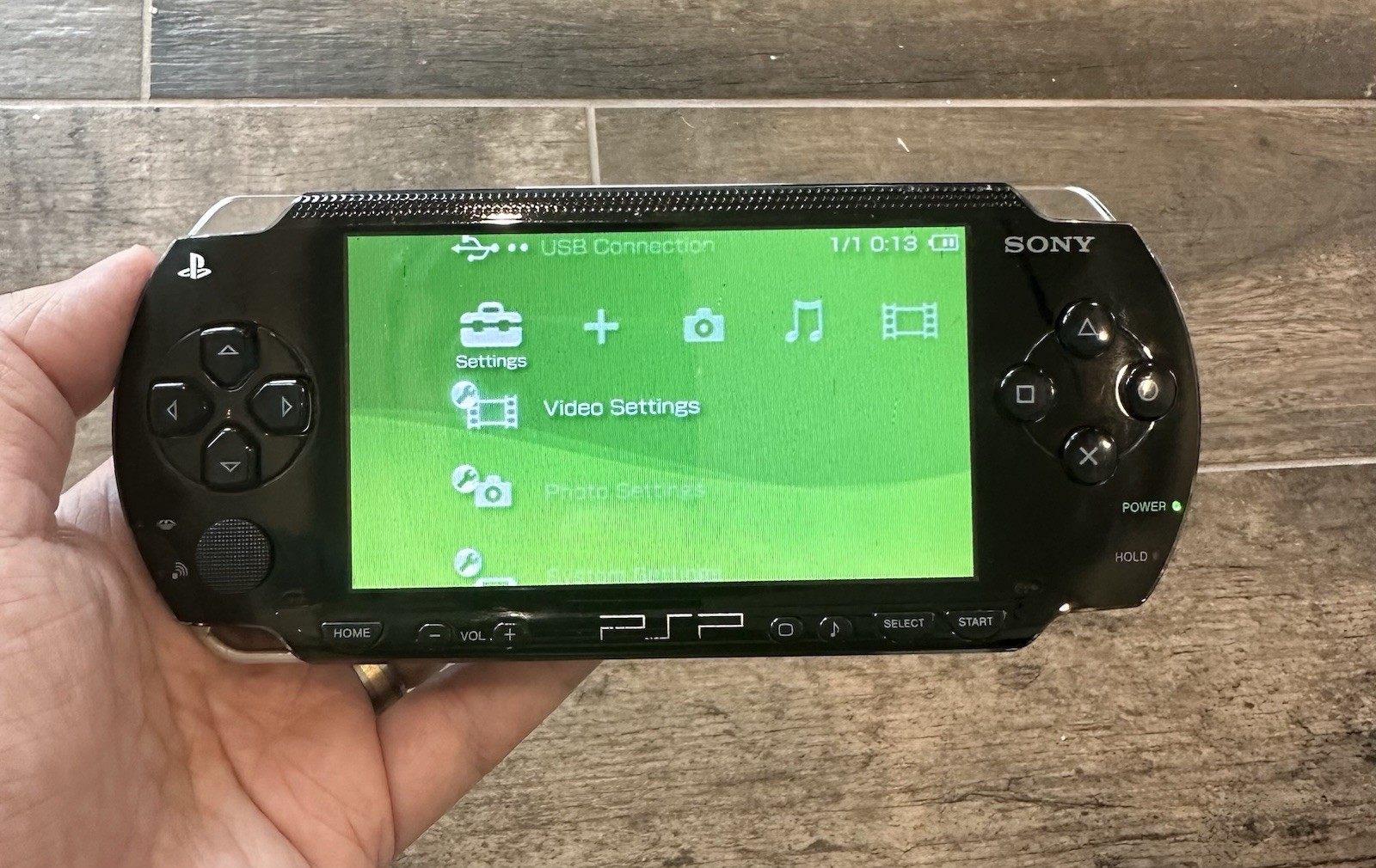 Sony PSP 1000 Black with new battery and charger – Tested, working, clean