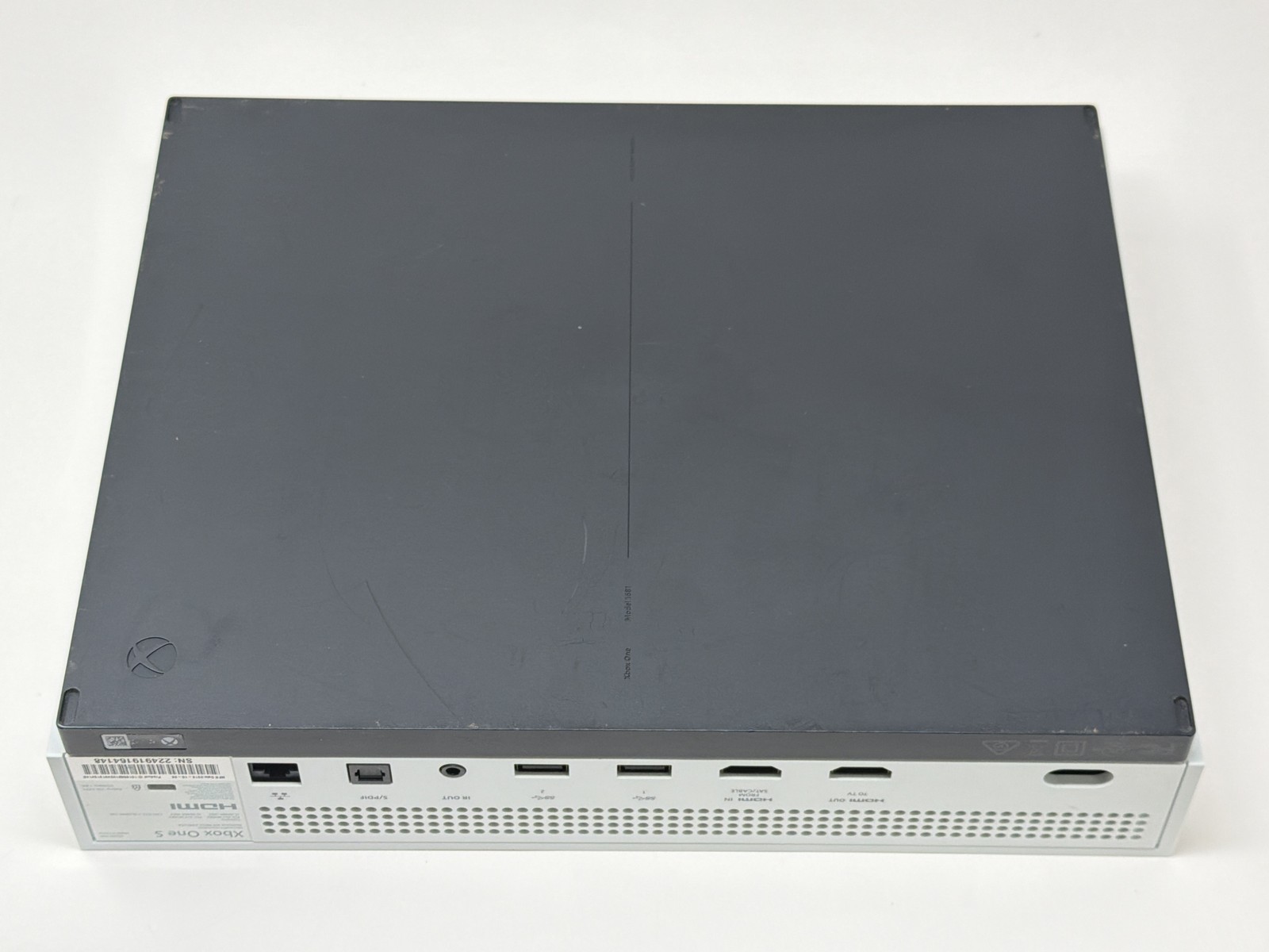 Microsoft Xbox One S White 500GB 1681 Gaming Console Good