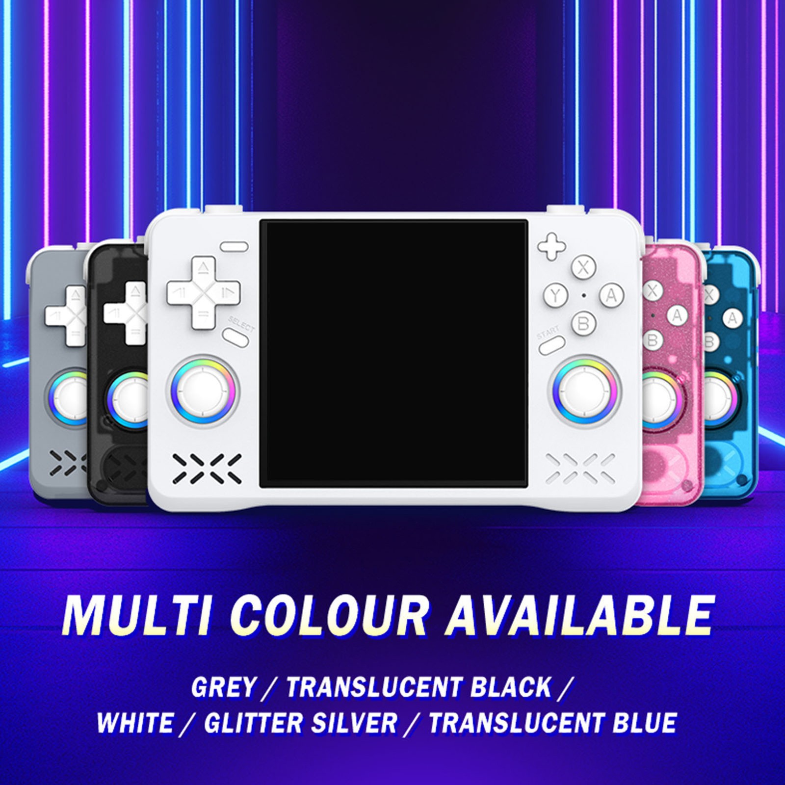 Retro Handheld Game Console 4in Screen 1.5GHz Portable Rechargeable Gaming CWZU