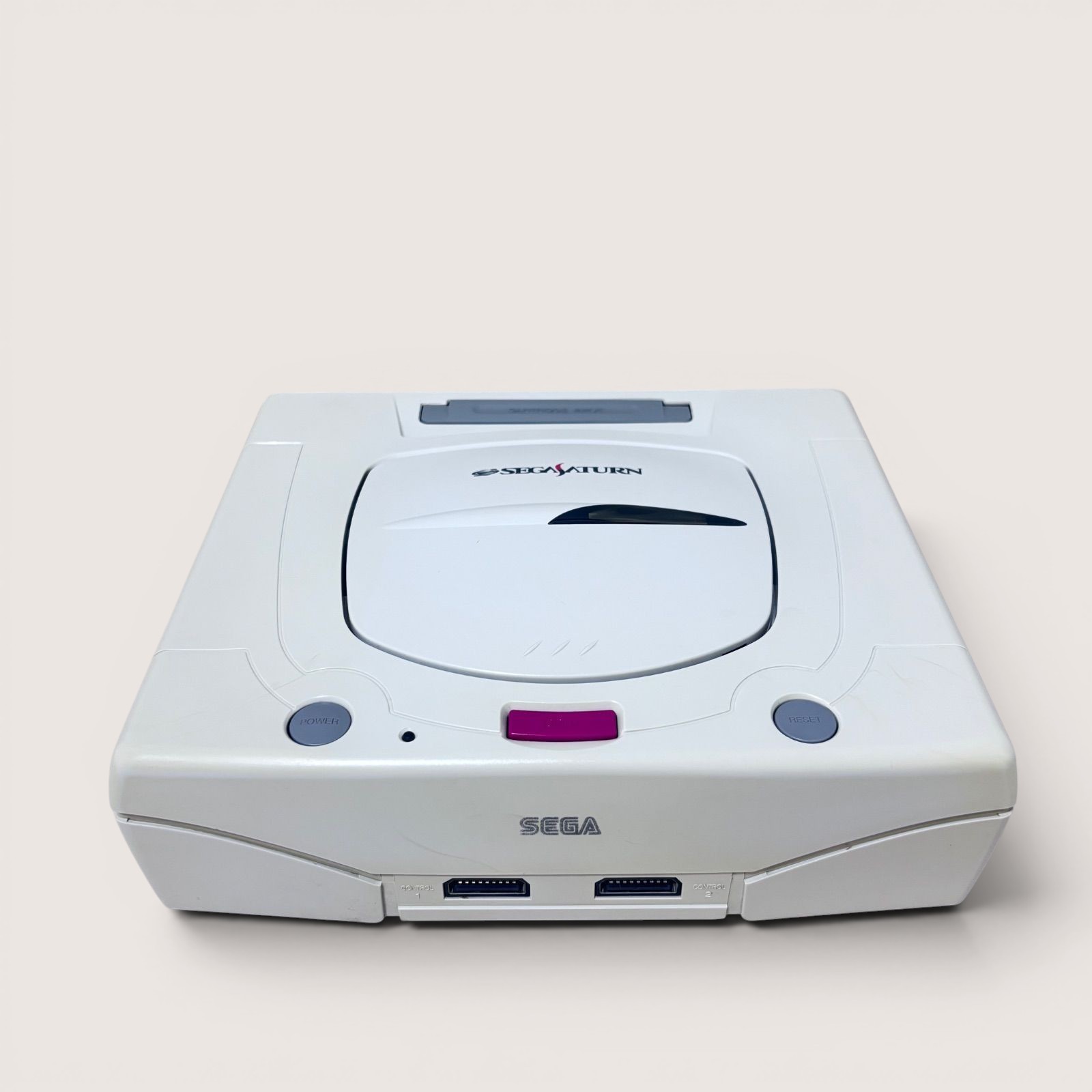 SEGA Saturn HST-0014 Game Console Controller w/Box White NTSC-J Tested #422