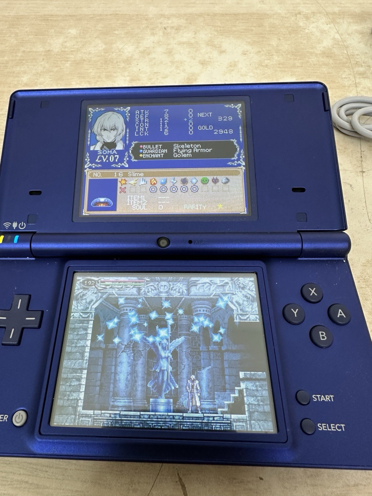 Nintendo DSi Metallic Dark Blue Console TWL-001 USA Tested w/ Charger & Stylus