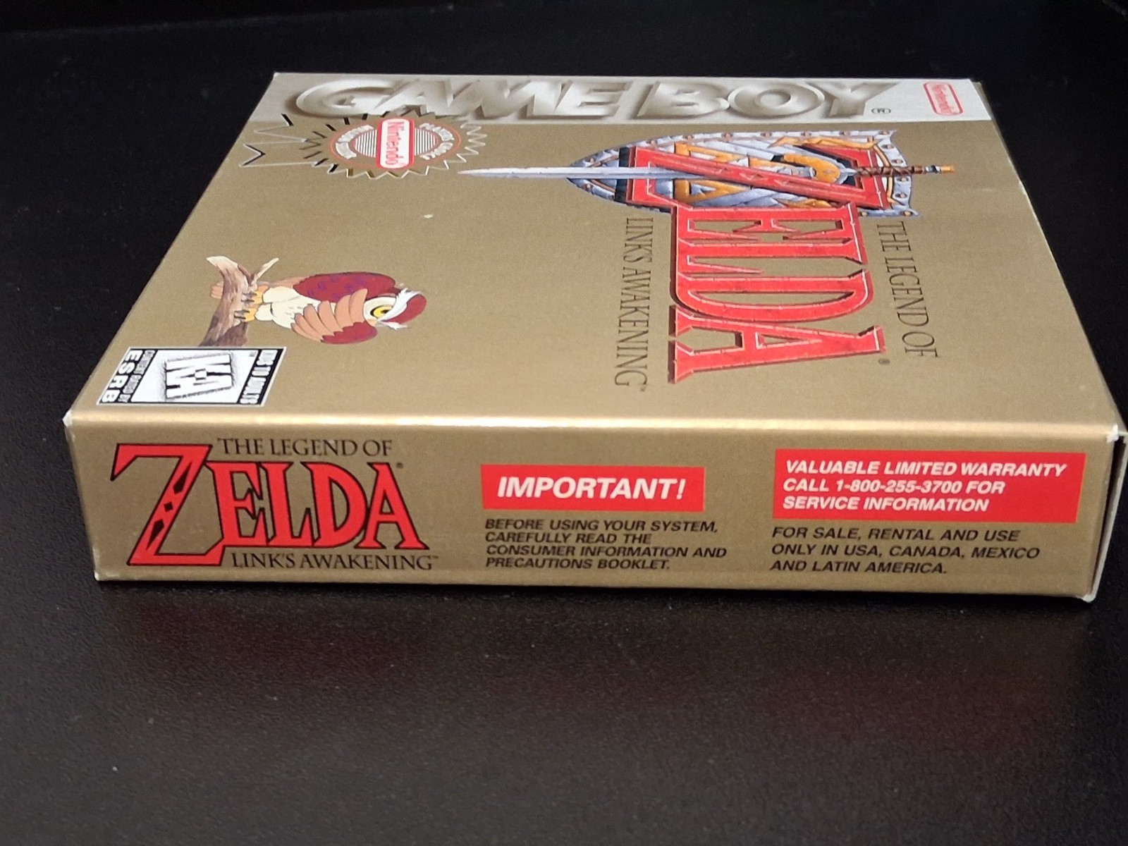 MINT The Legend of Zelda: Link’s Awakening Players Choice GameBoy CIB In BOX GBC