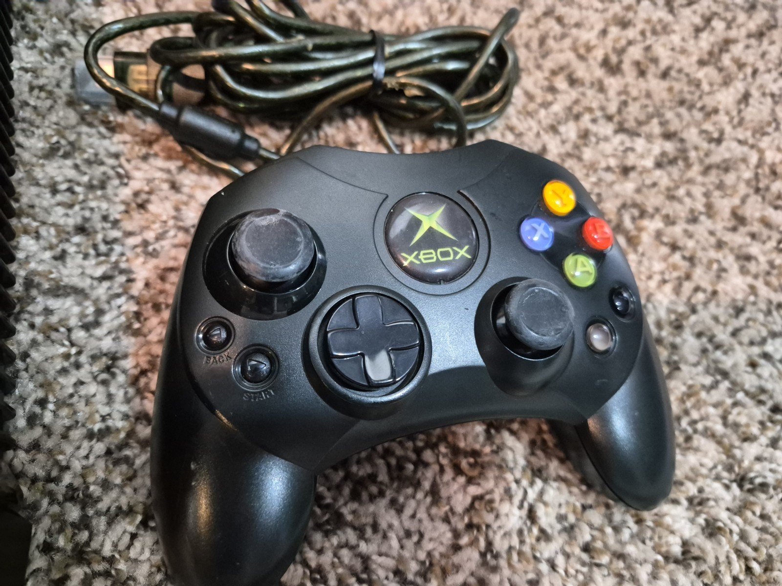 Xbox Original Console 100% Complete in Box CIB Box VERY NICE! TESTED WORKING